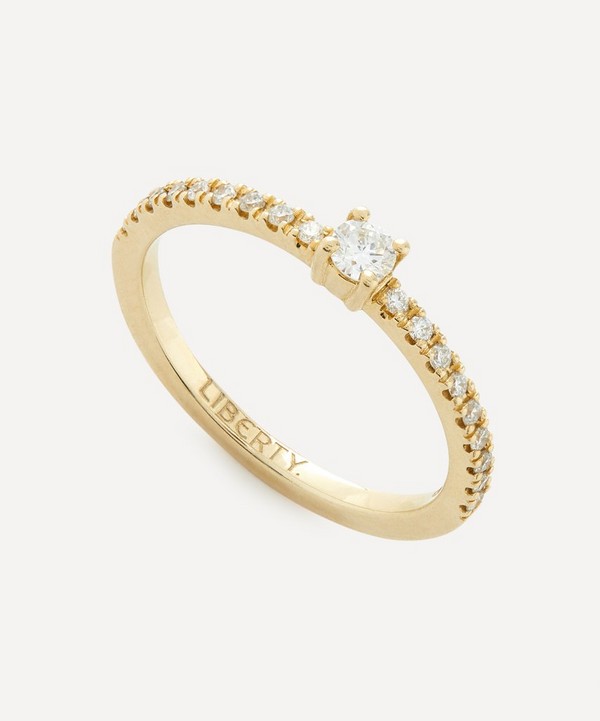 Liberty - 9ct Gold Rainbow Diamond Ring