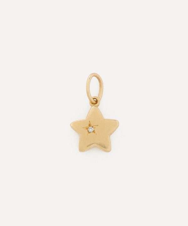 Liberty - 9ct Gold Star Love Small Diamond Pendant image number null