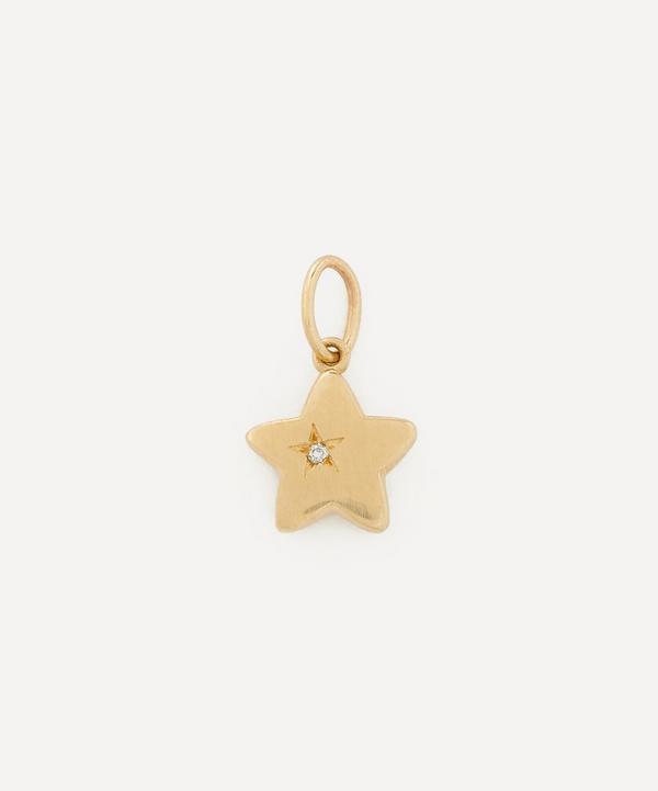 Liberty - 9ct Gold Star Love Small Diamond Pendant