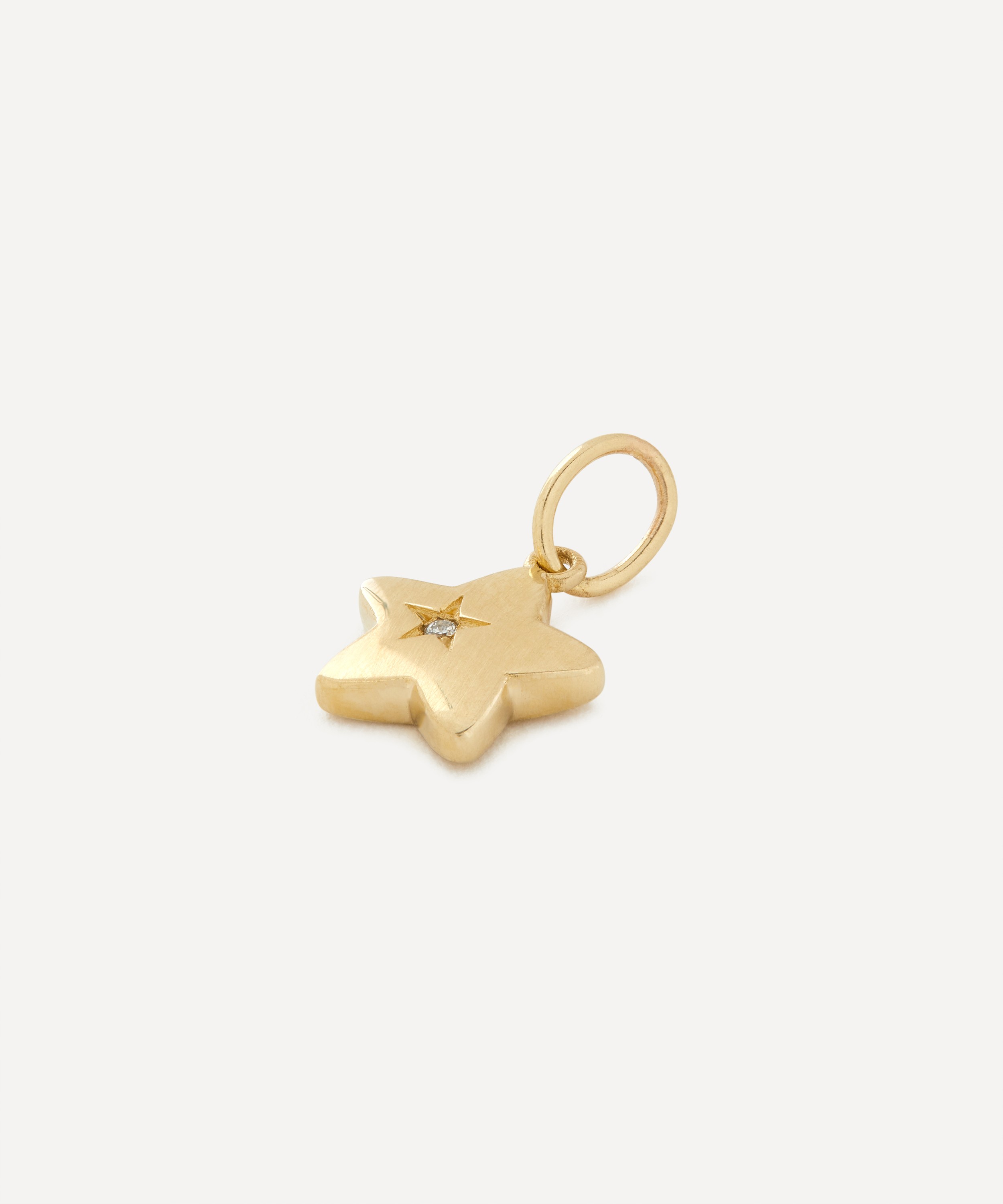 Liberty - 9ct Gold Star Love Small Diamond Pendant image number 2