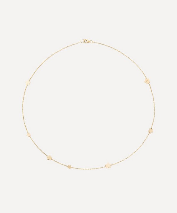 Liberty - 9ct Gold Star Love Chain Necklace