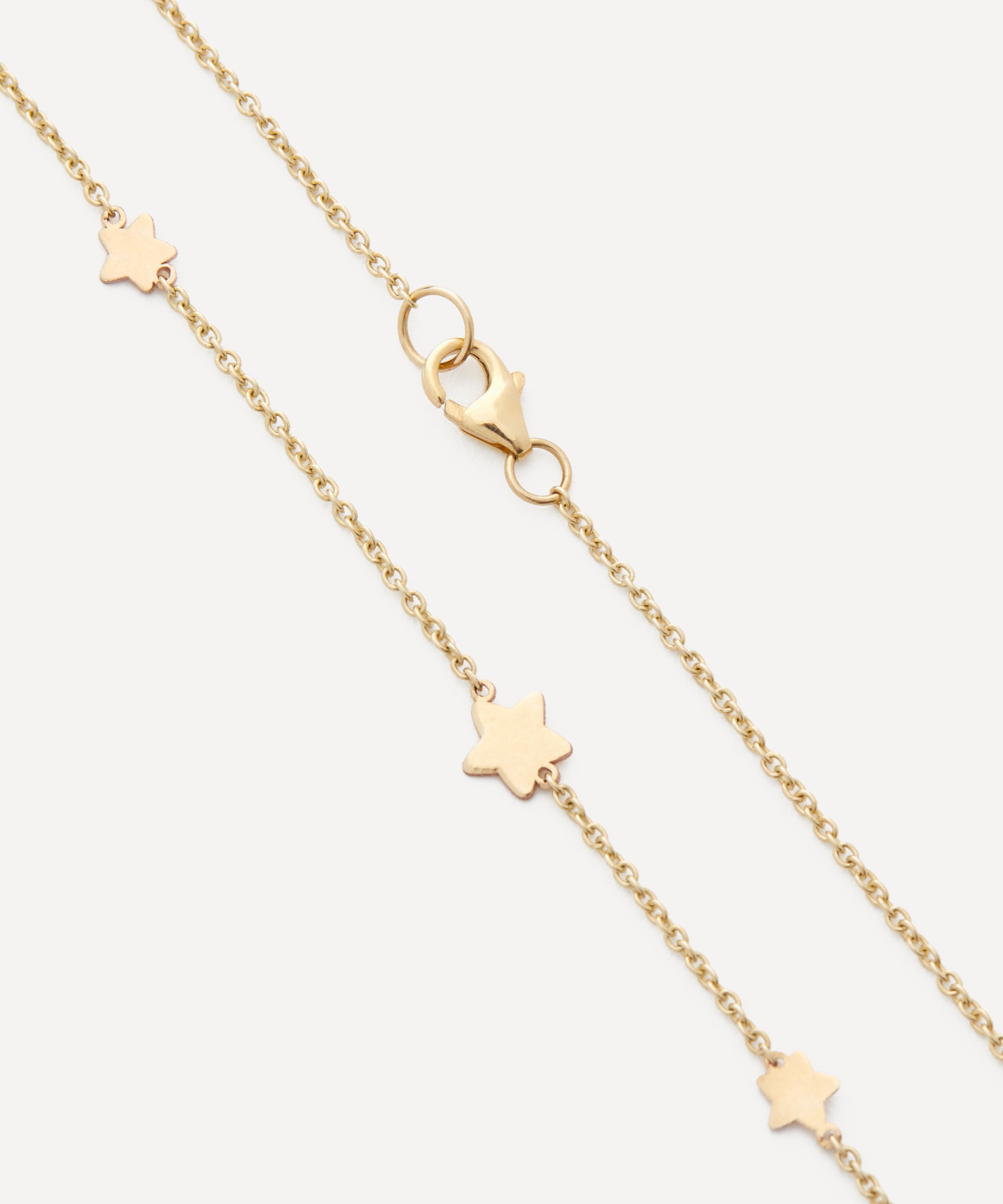 Liberty - 9ct Gold Star Love Chain Necklace image number 2