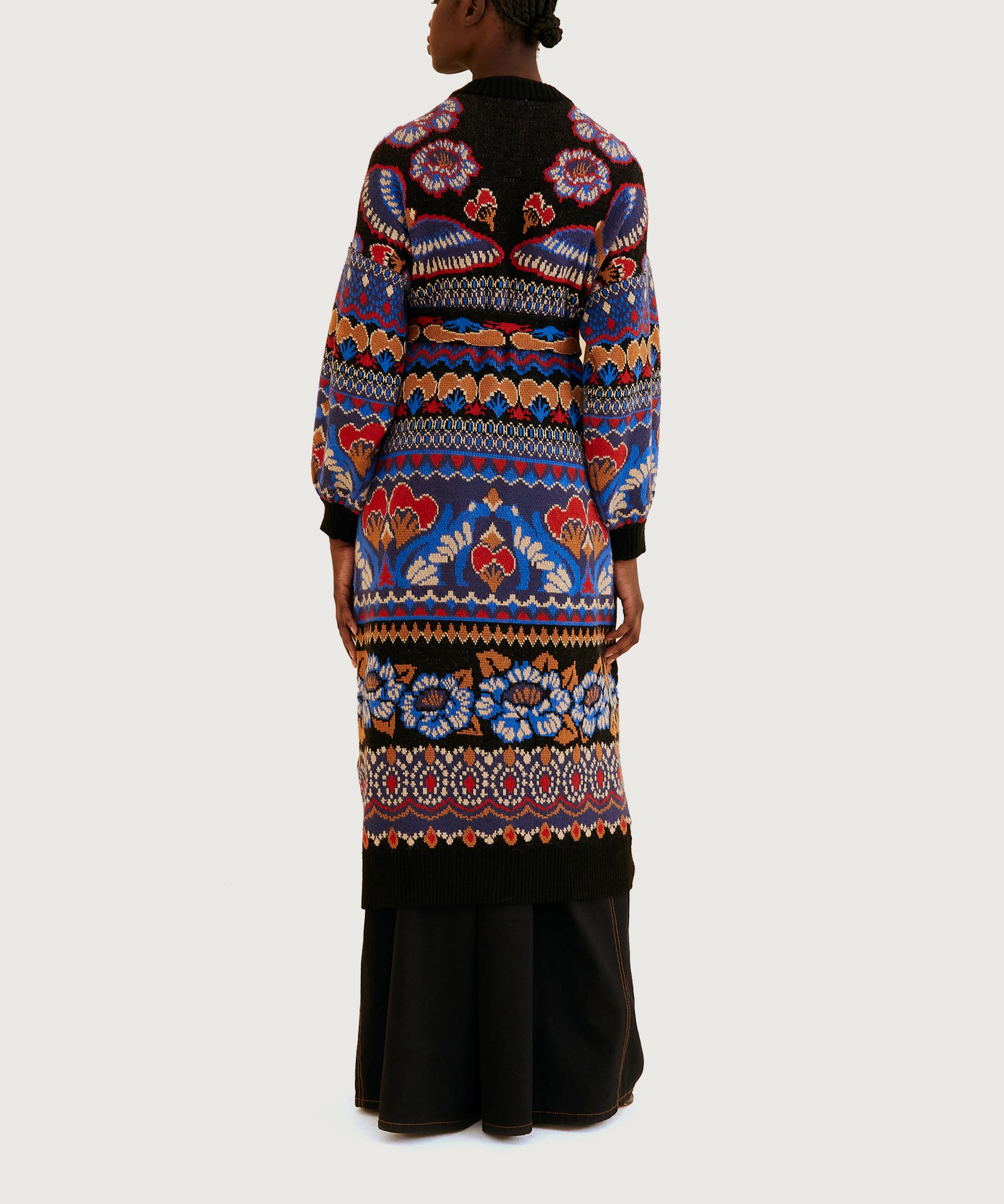 FARM Rio - Ainika Sparkle Black Maxi Cardigan image number 2