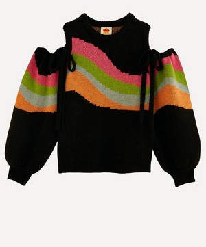 FARM Rio - Cut-Out Shoulder Knitted Jumper image number 0