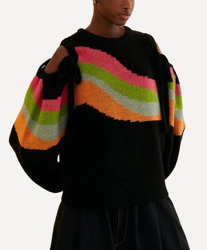 FARM Rio - Cut-Out Shoulder Knitted Jumper image number 1