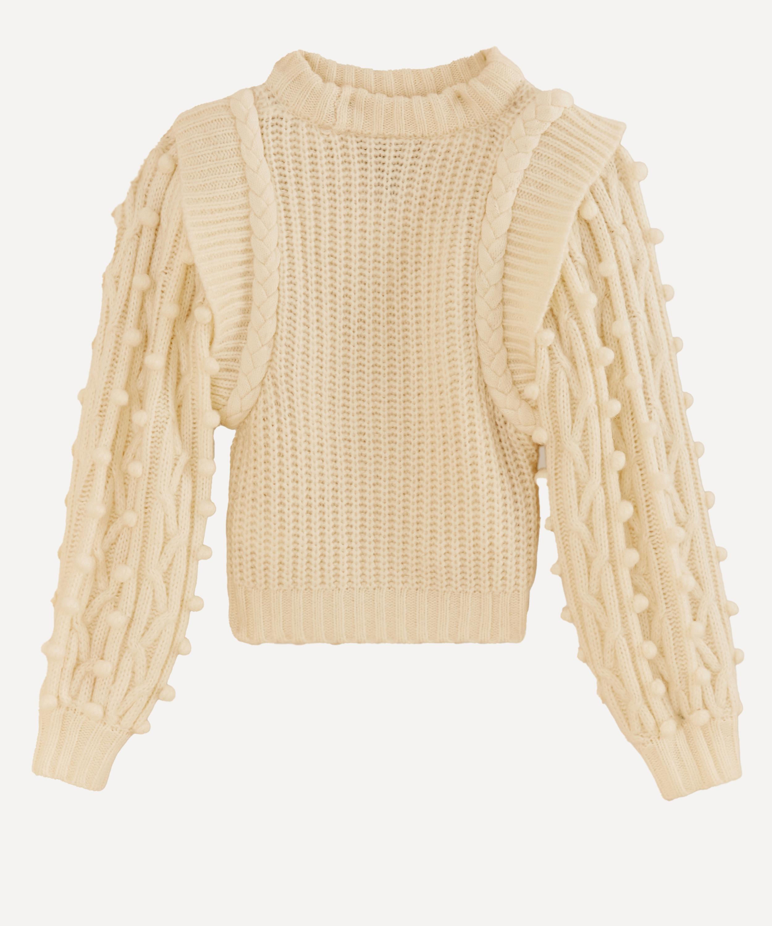 FARM Rio - Off-White Braided Jumper