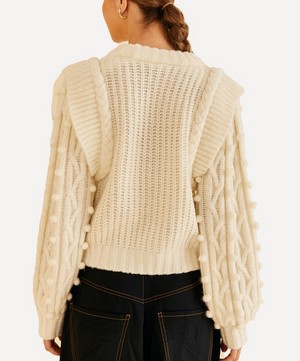 FARM Rio - Off-White Braided Jumper image number 2