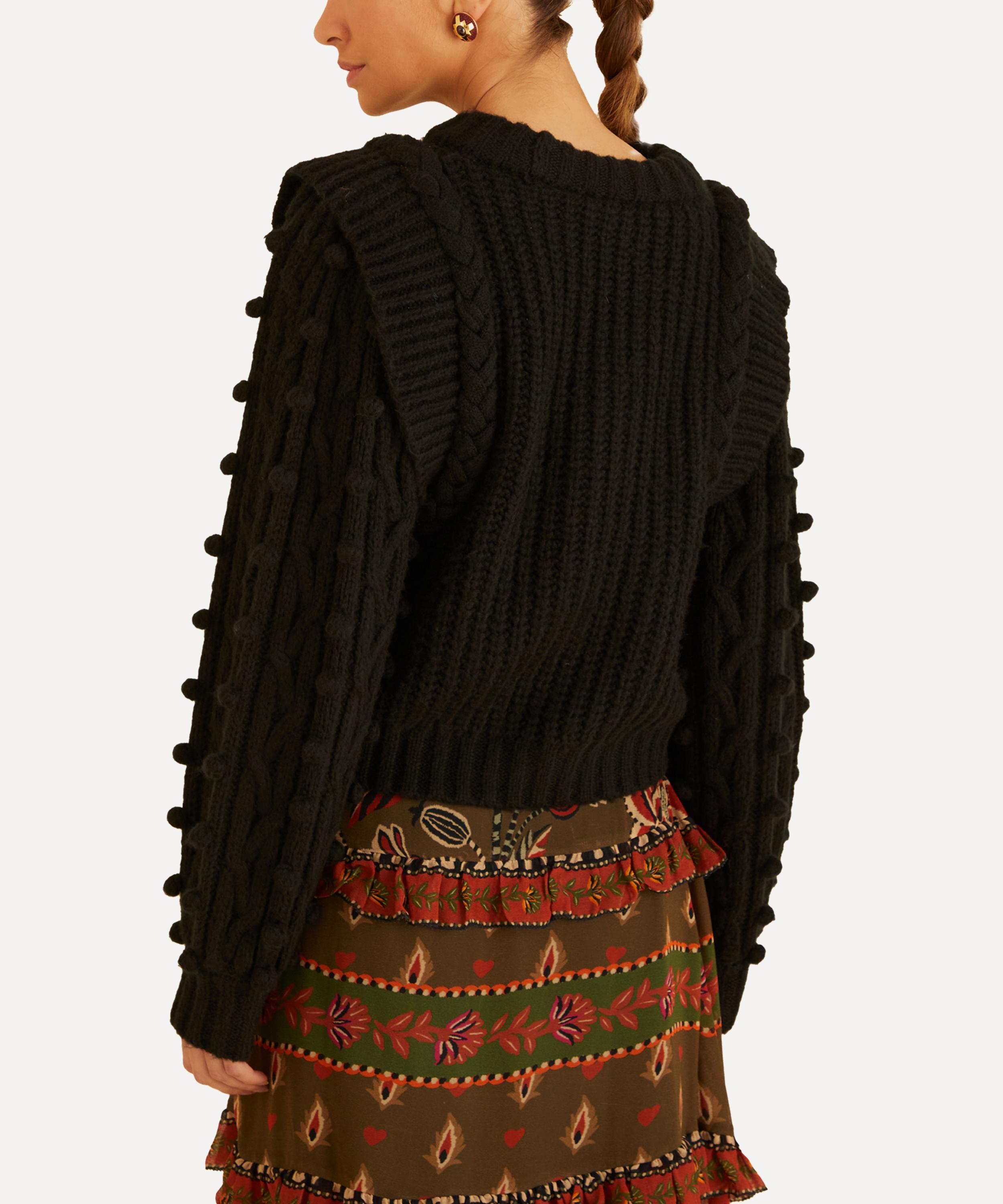 FARM Rio - Black Braided Jumper image number 2