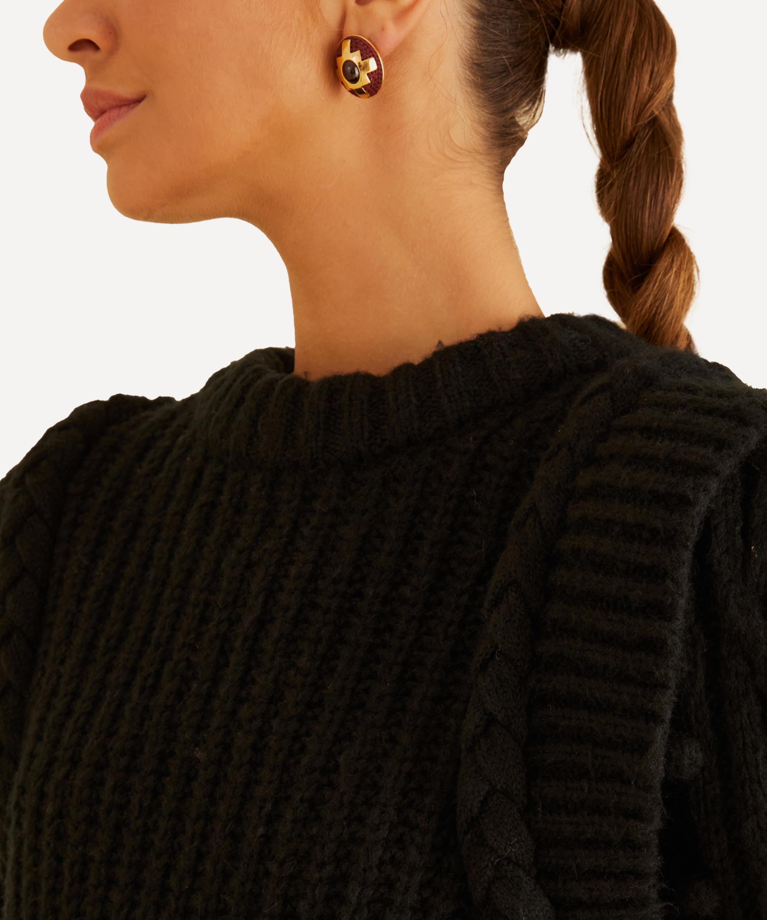 FARM Rio - Black Braided Jumper image number 3