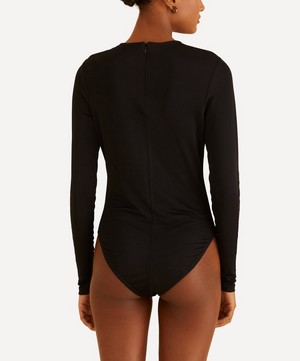 FARM Rio - Black Long Sleeve Bodysuit  image number 2