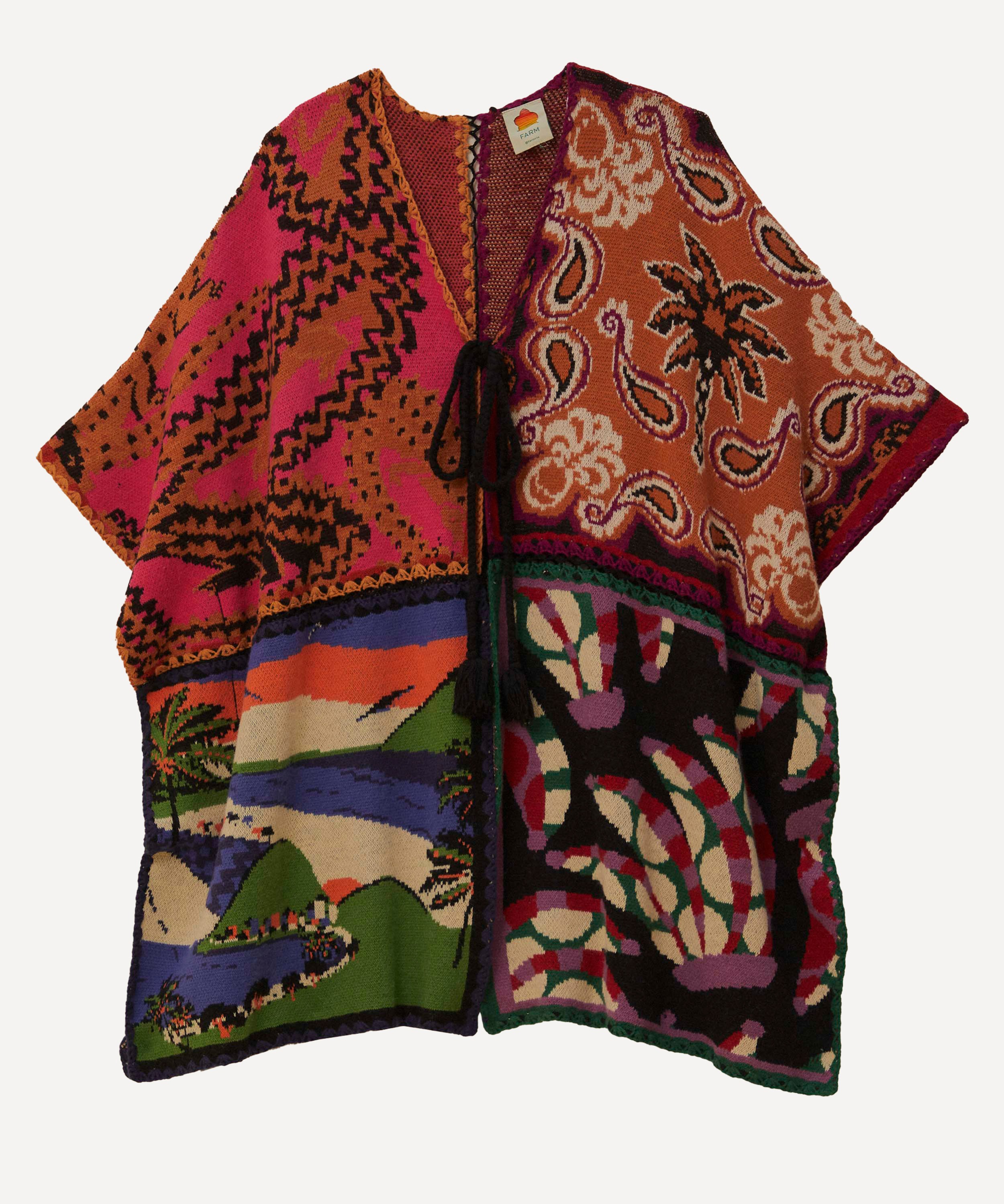 FARM Rio - Mixed Prints Knitted Kimono image number 0