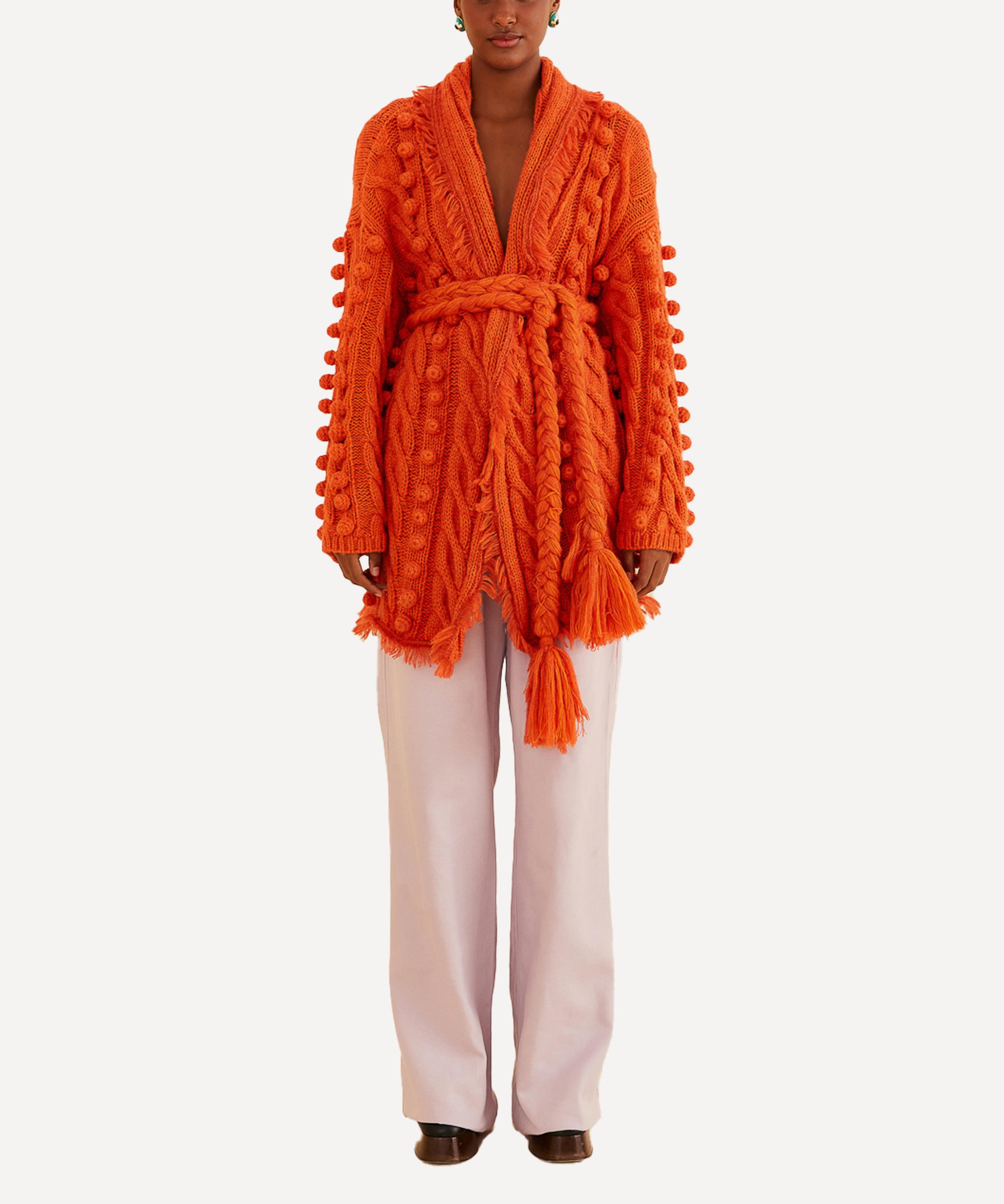 River Island Orange Knitted Cardigan