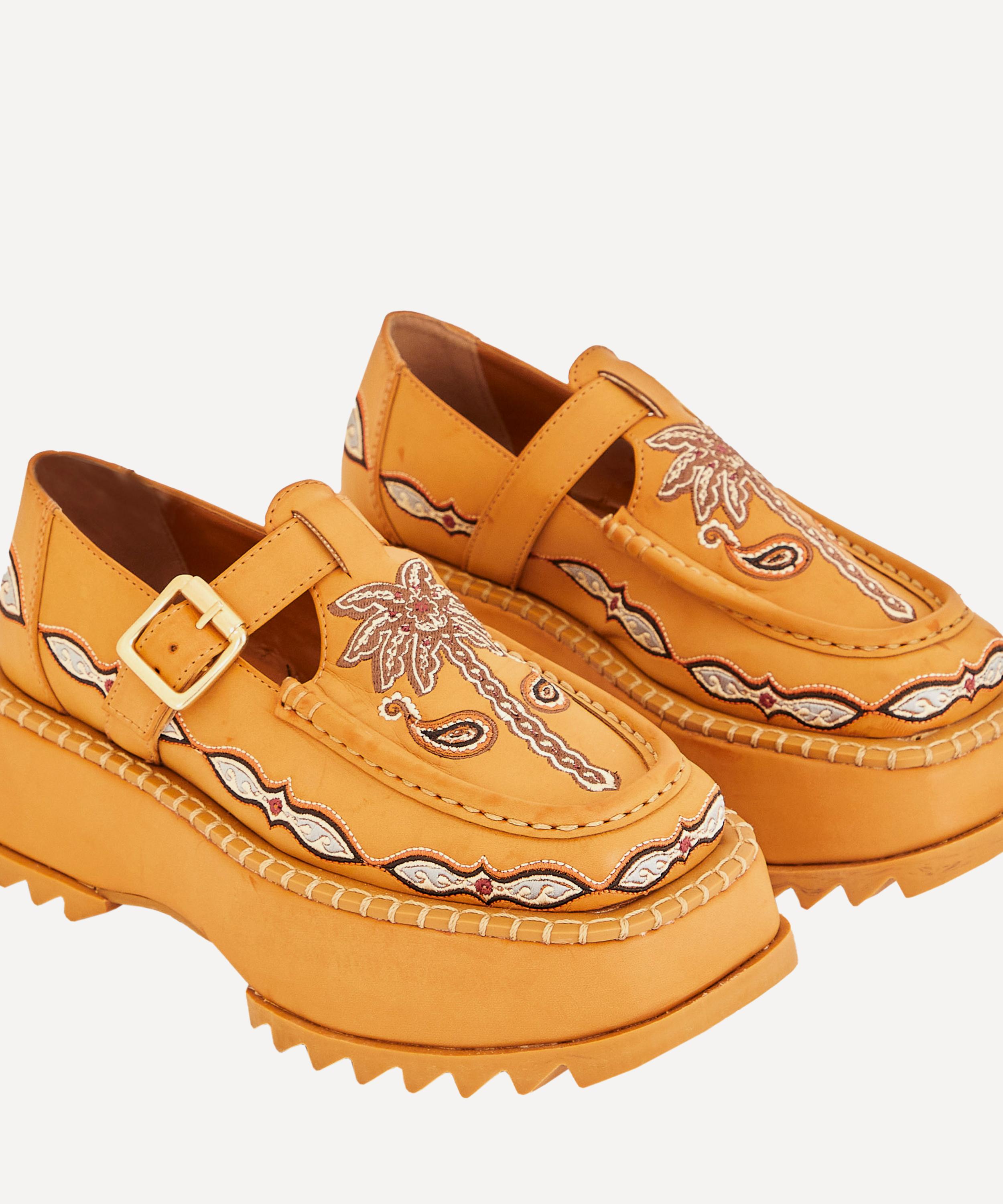 FARM Rio - Caramel Sweet Mermaids Platform Mary Janes image number 0