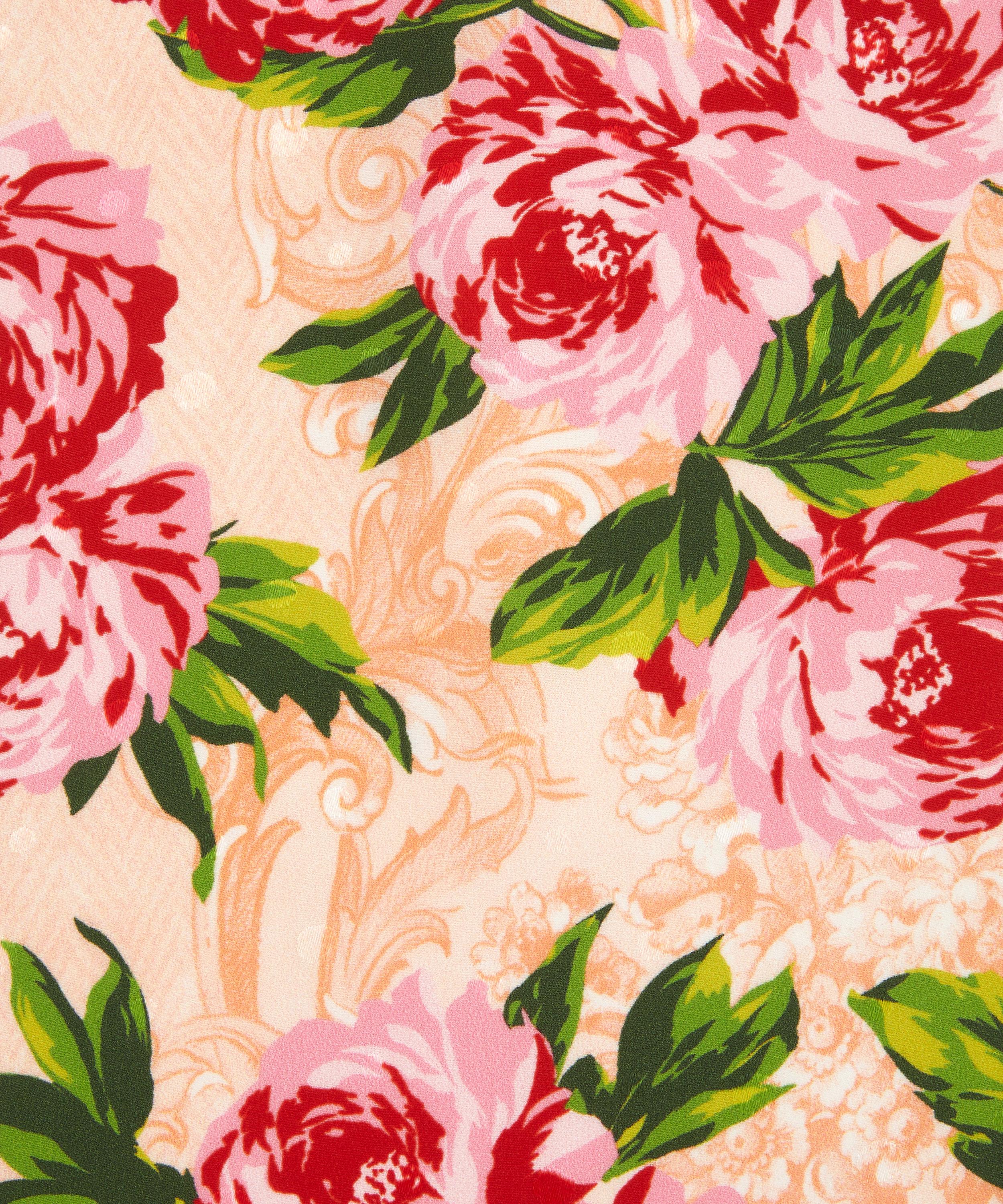 Ungaro - Flowers and Dots Silk Pois Jacquard image number 0