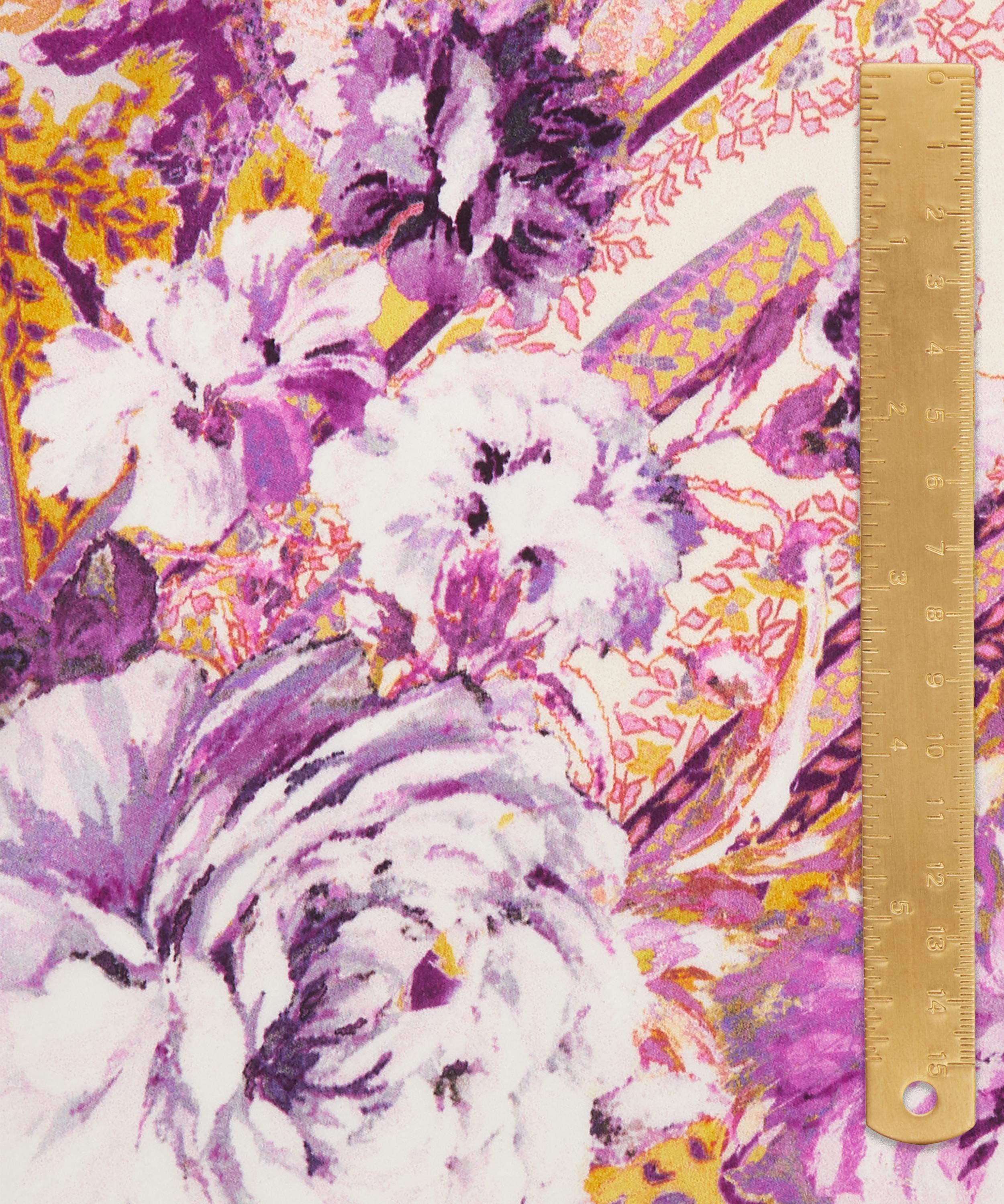 Ungaro - Large Flower and Paisley Silk Satin image number 4