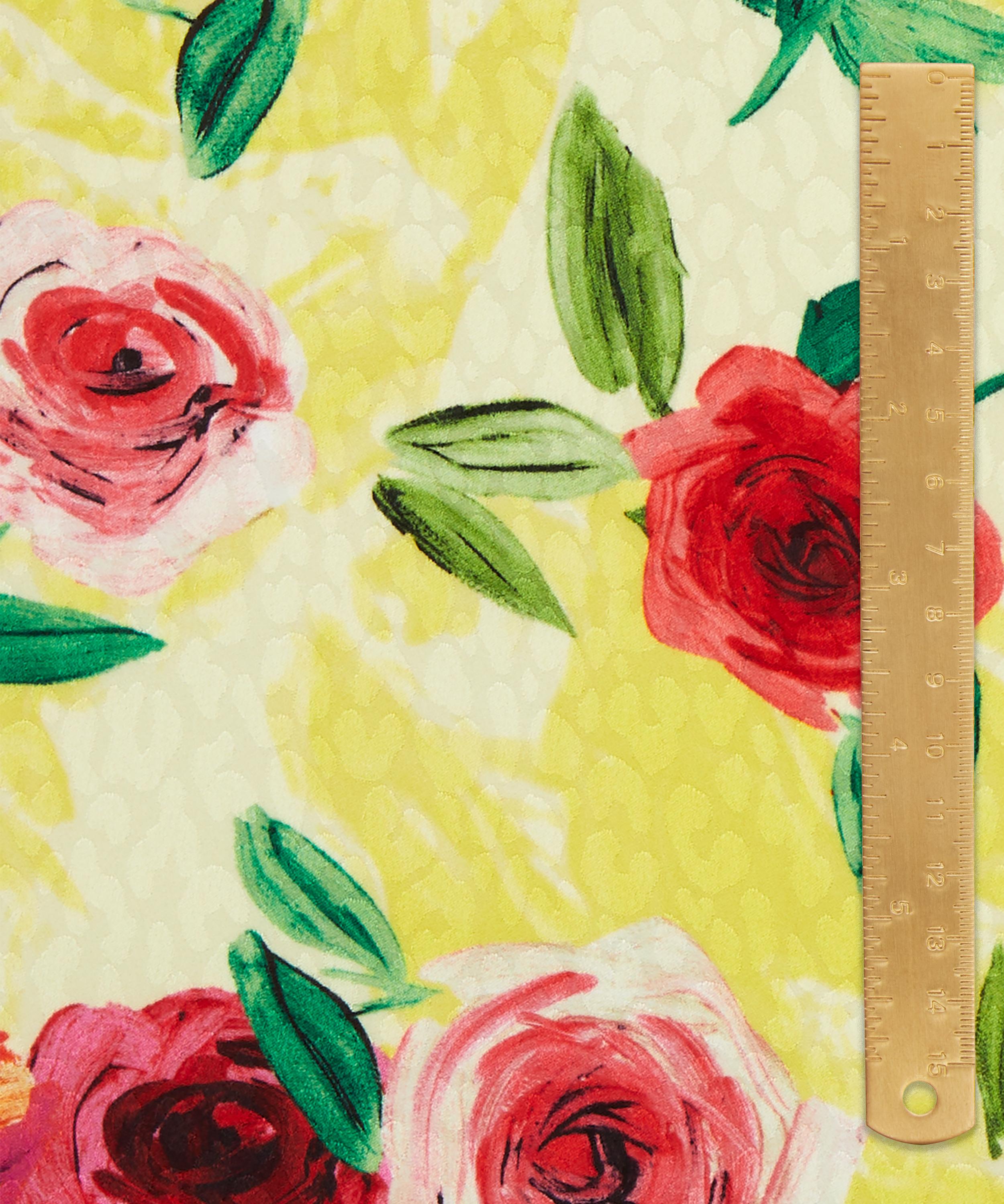 Ungaro - Flowers and White Leopard Silk Jacquard image number 4