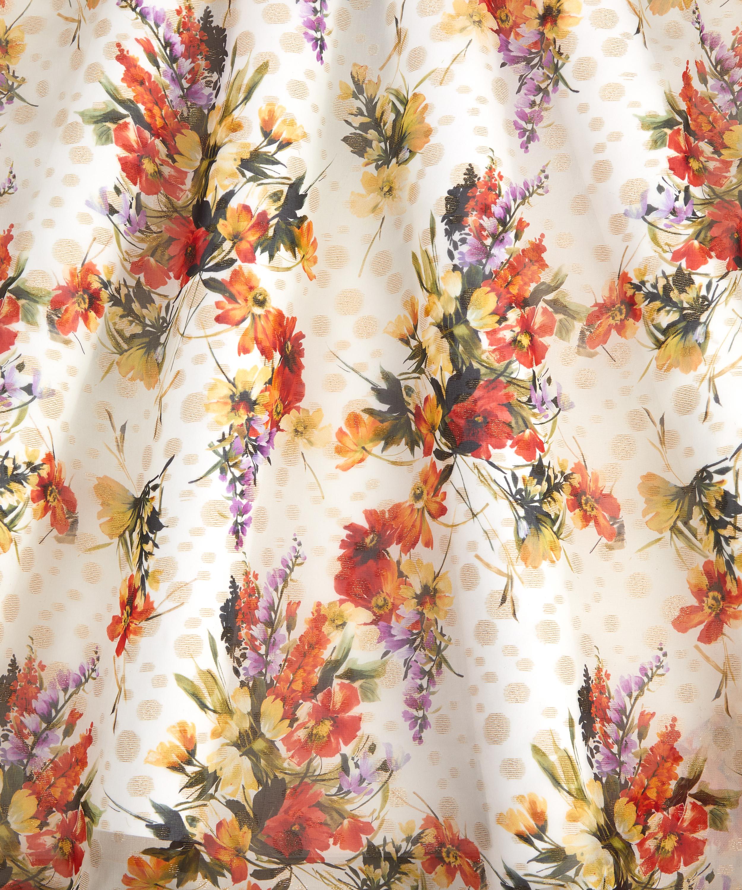 Ungaro - Flowers Silk Plumetil Jacquard image number 2