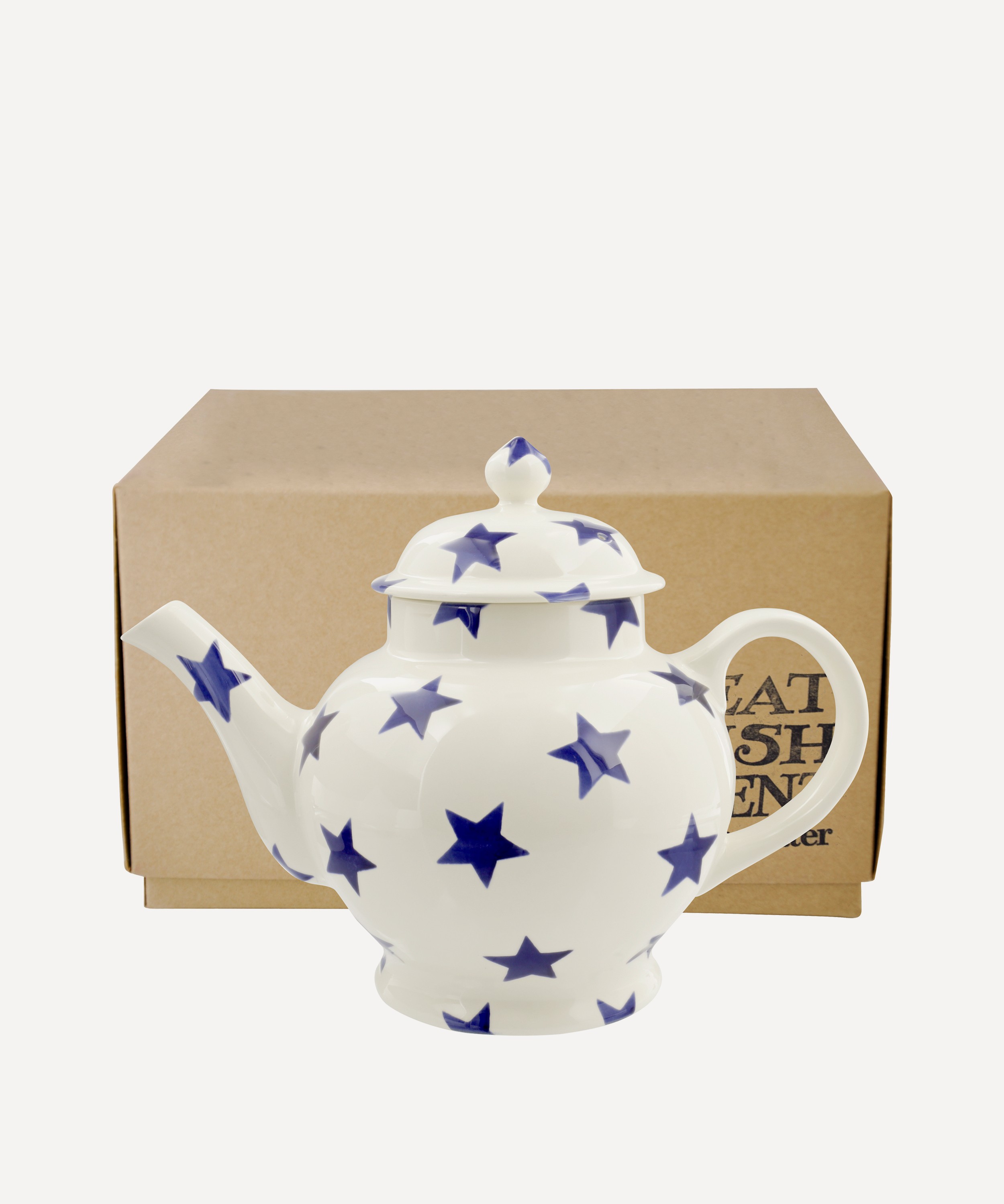Emma Bridgewater - Blue Star Boxed Four Mug Teapot image number 0