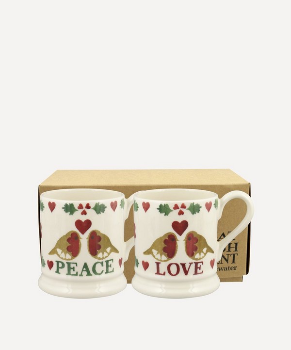 Emma Bridgewater - Christmas Joy Boxed Half-Pint Mugs Set of Two