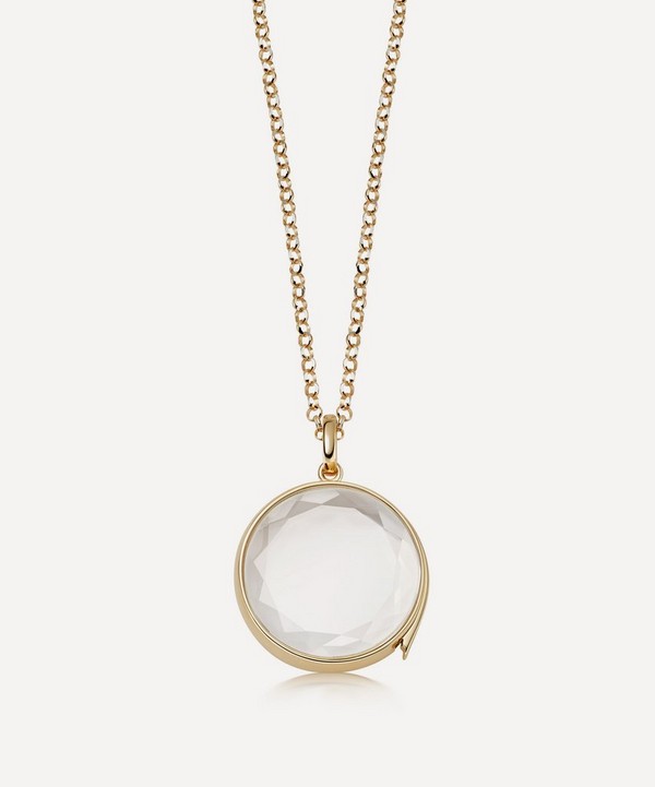Loquet London - 14ct Gold Large Round Locket image number null