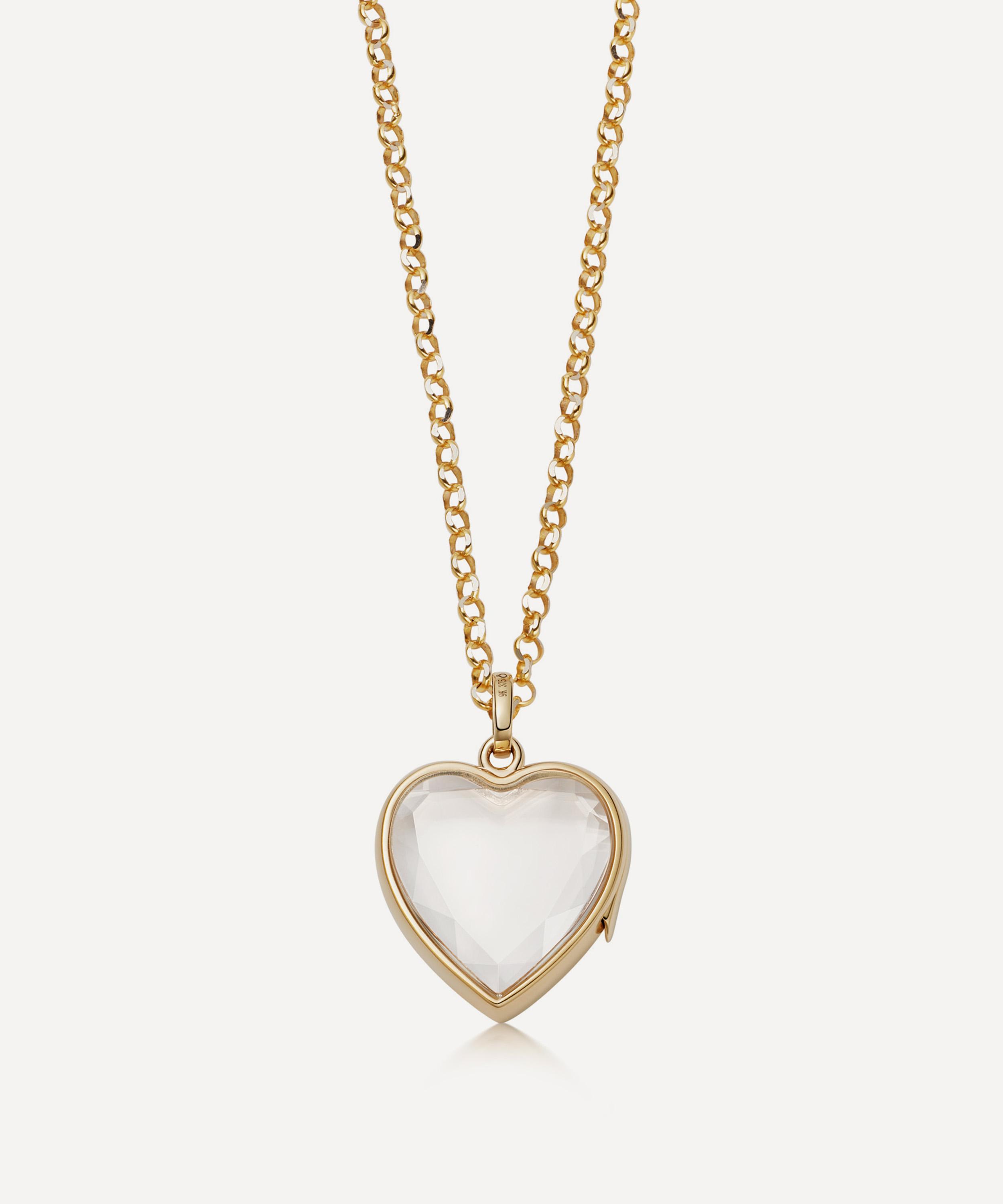 Loquet London - 14ct Gold Medium Heart Locket image number 0