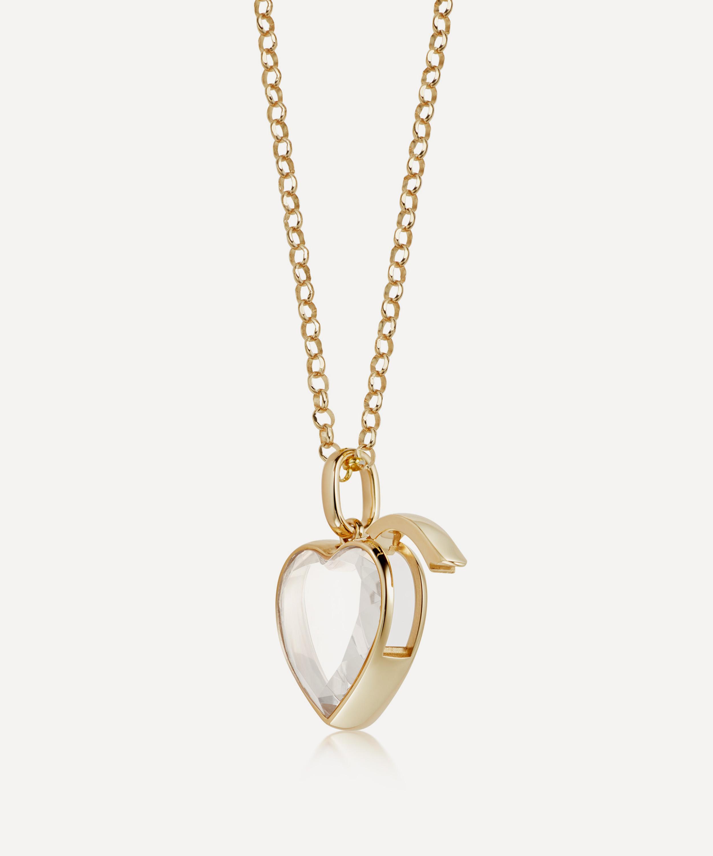 Loquet London - 14ct Gold Medium Heart Locket image number 3