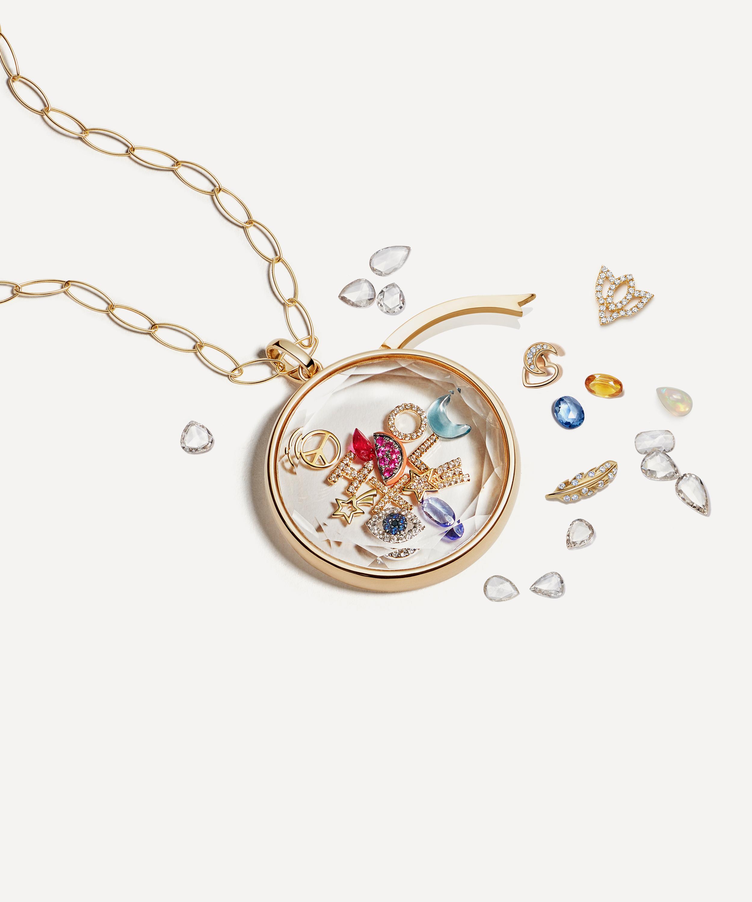 Loquet London - 14ct Gold Jupiter Locket image number 1