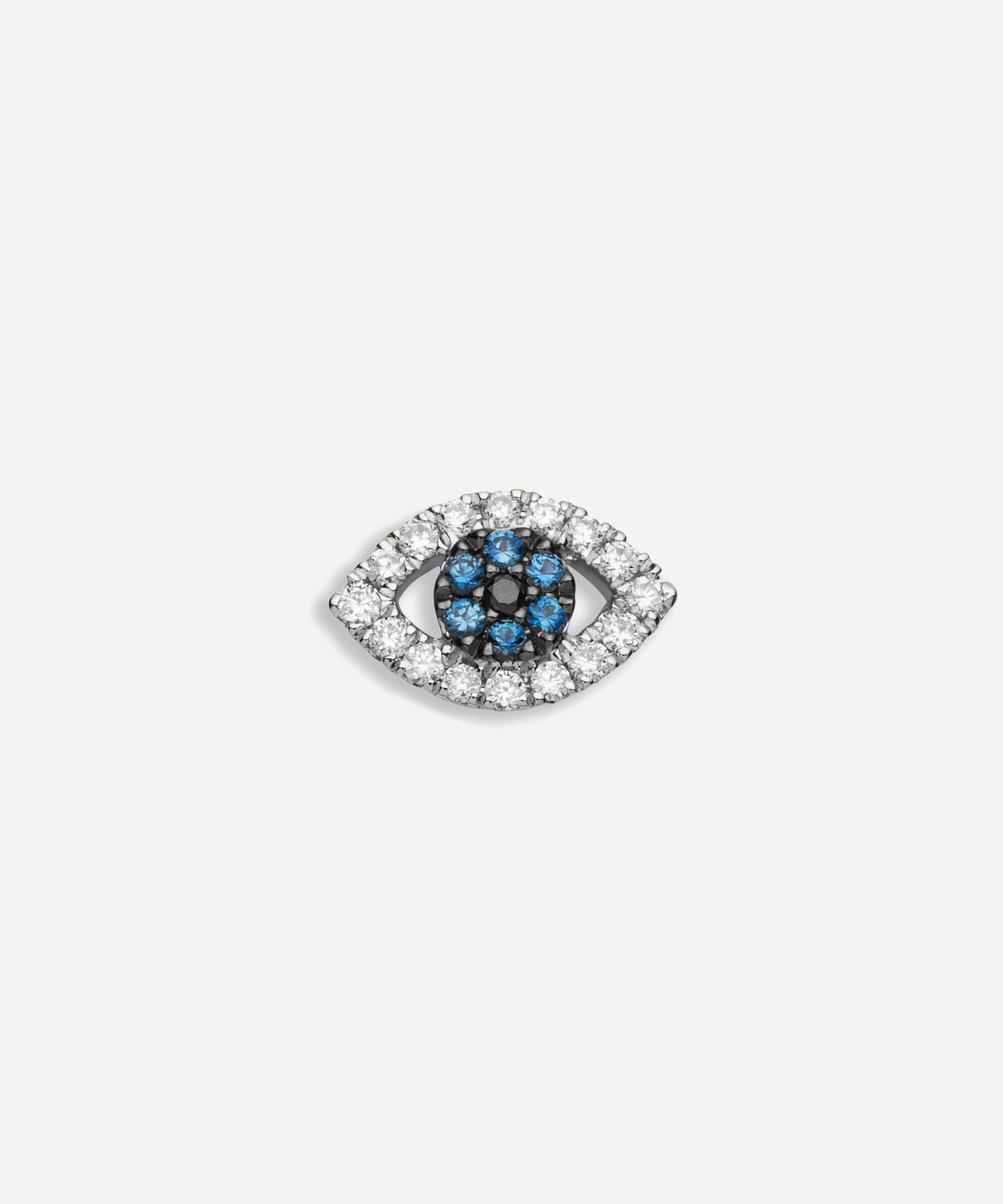 Loquet London - 18ct Gold Evil Eye Charm image number 0