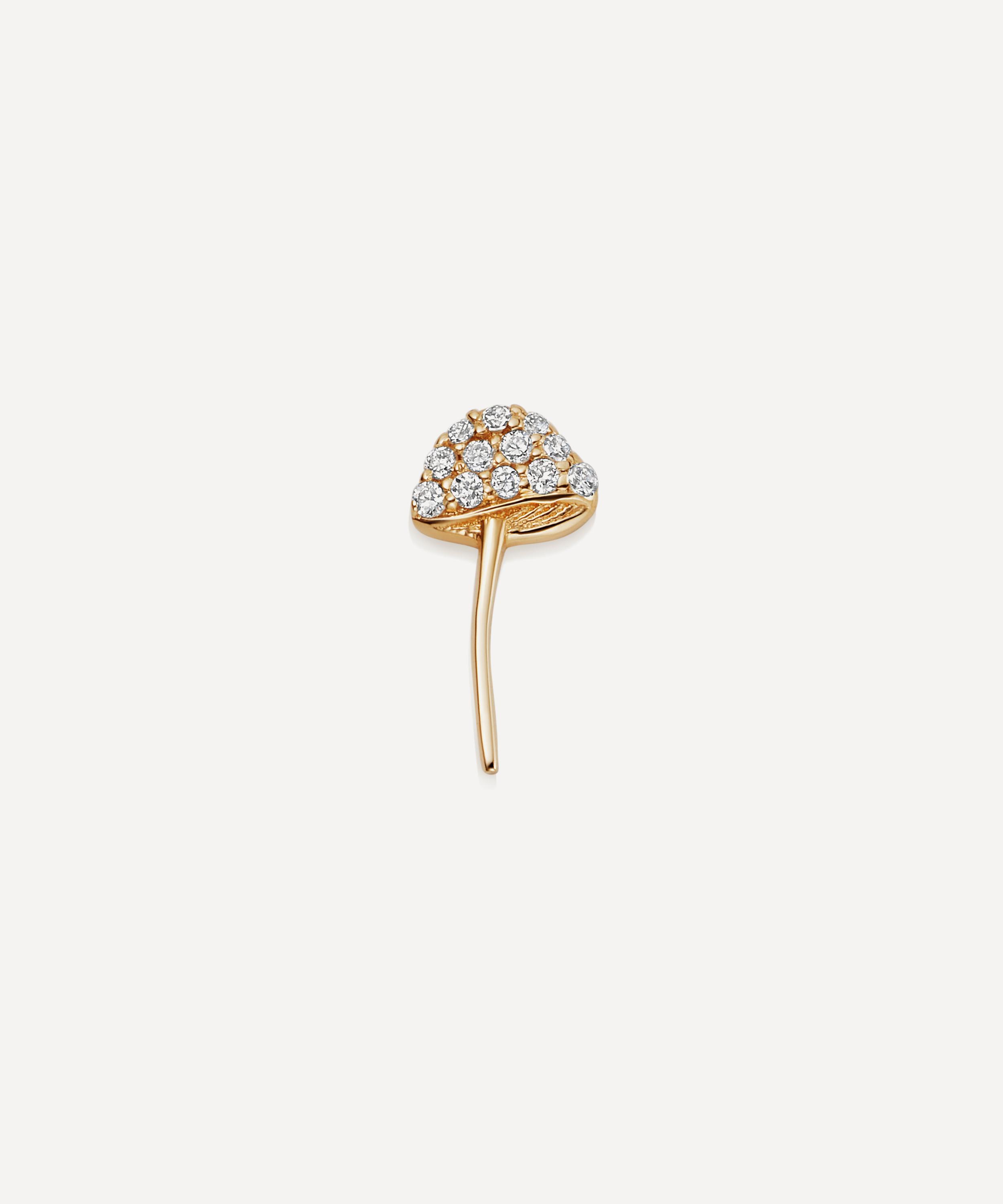 Loquet London - 18ct Gold Mushroom Magic Charm image number 0