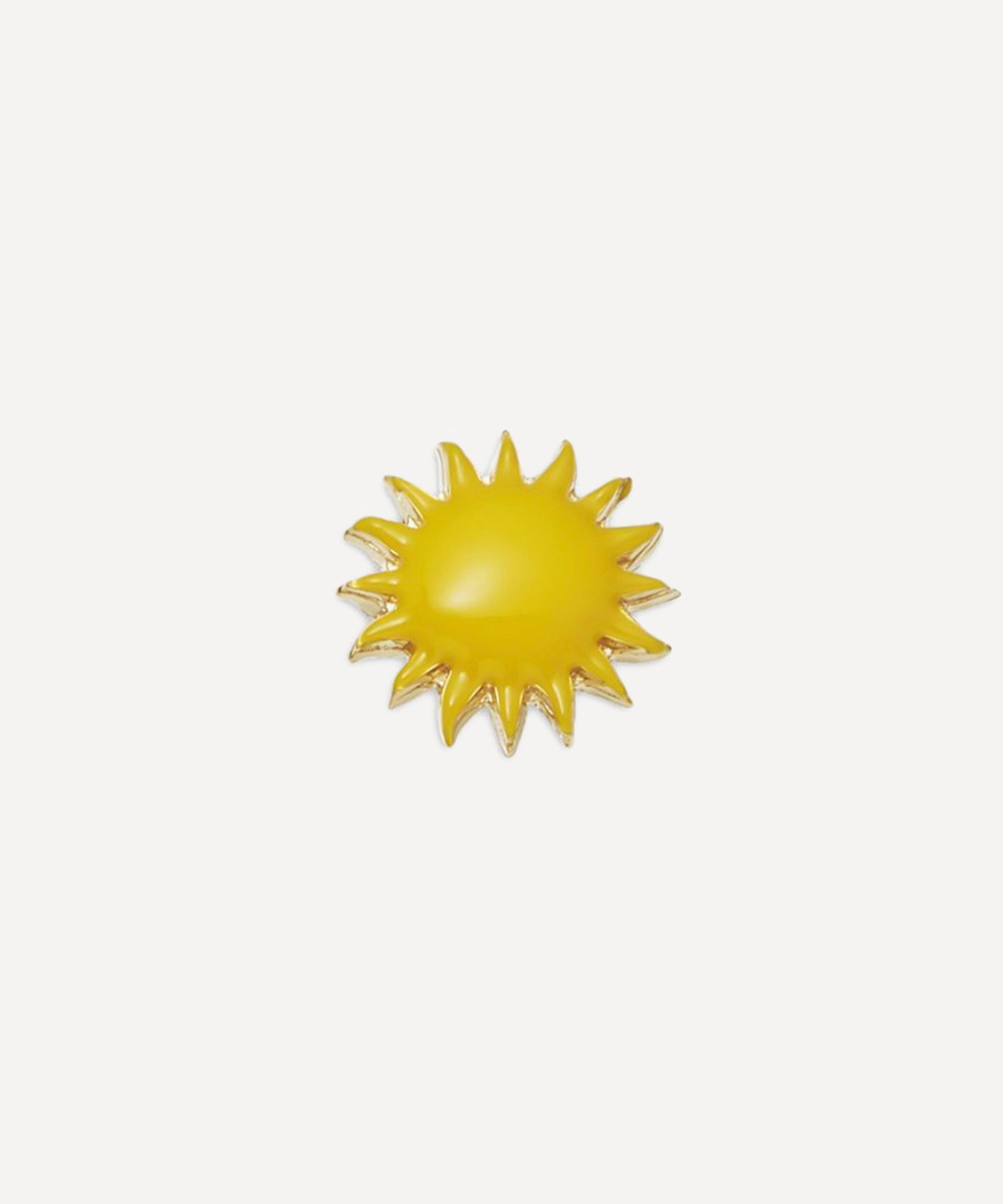 Loquet London - 18ct Gold Sun Charm image number 0