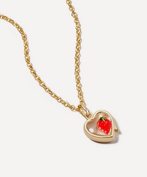 Loquet London - 18ct Gold Sweet on You Strawberry Charm image number 1