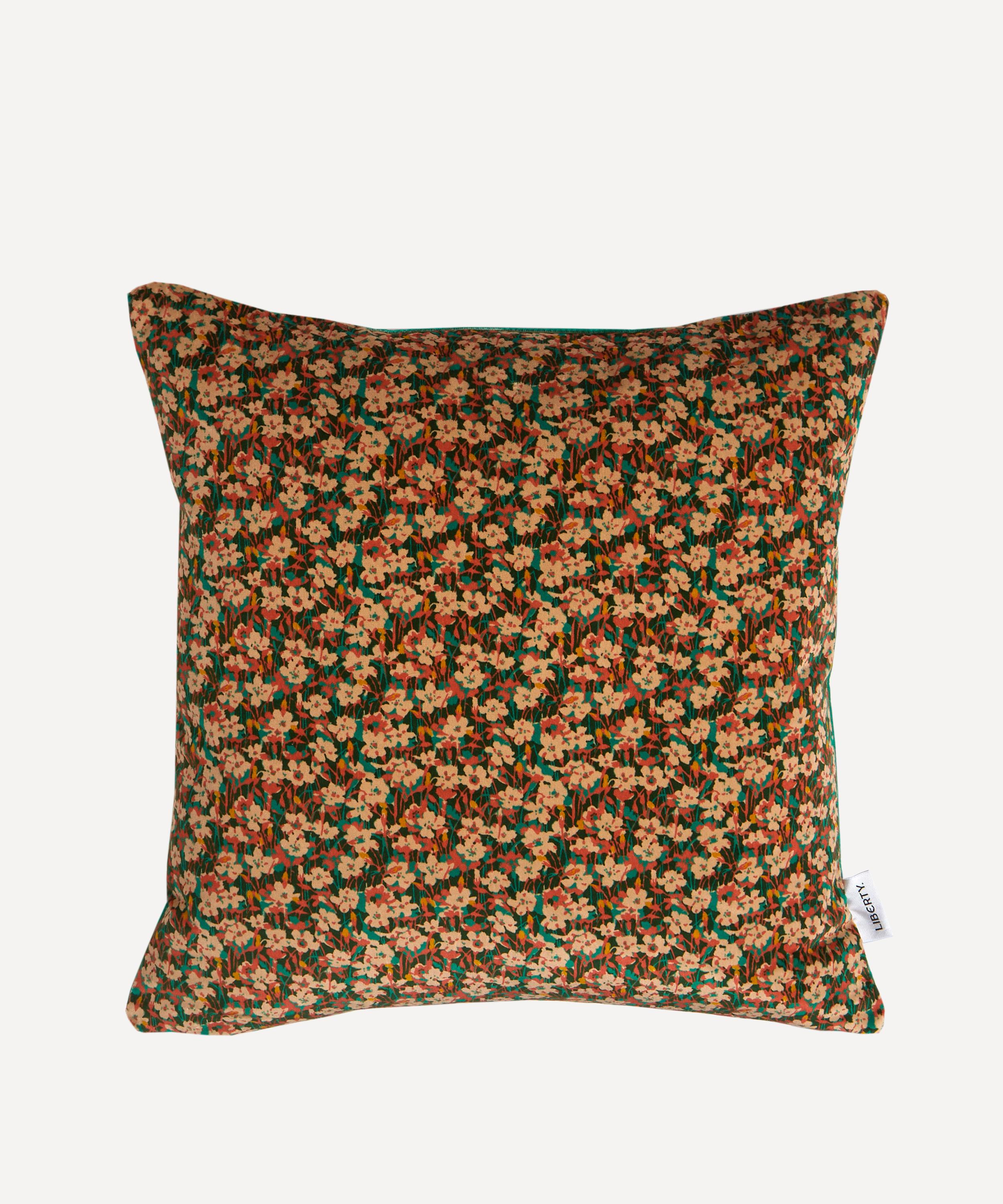 Liberty - All You Need is Love Square Velvet Cushion image number 1