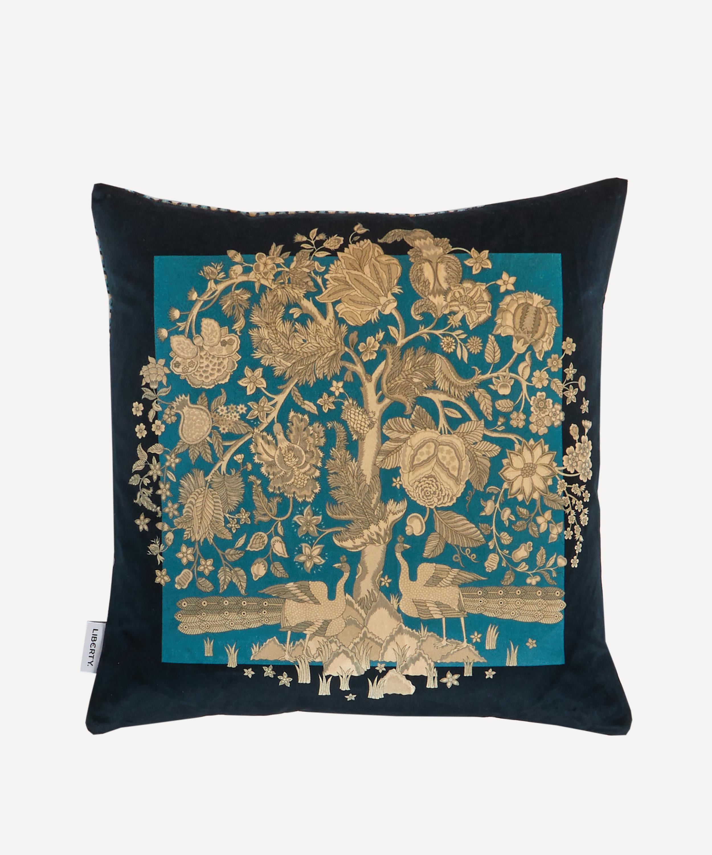 Liberty - Palampore Trail Square Velvet Cushion image number 0