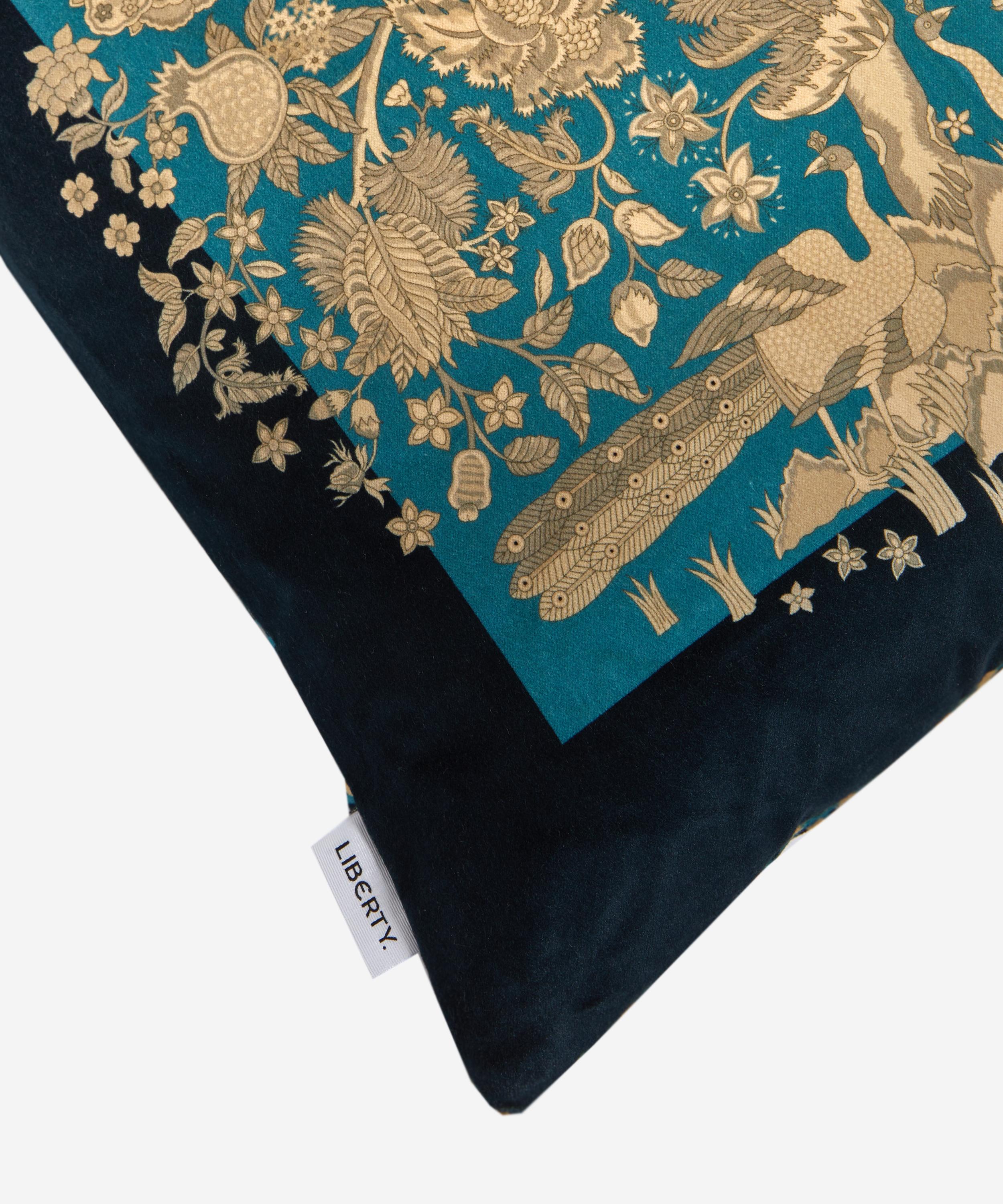 Liberty - Palampore Trail Square Velvet Cushion image number 2