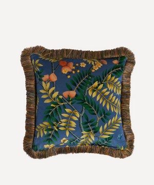 Liberty - Silk Tree Square Velvet Cushion image number 1