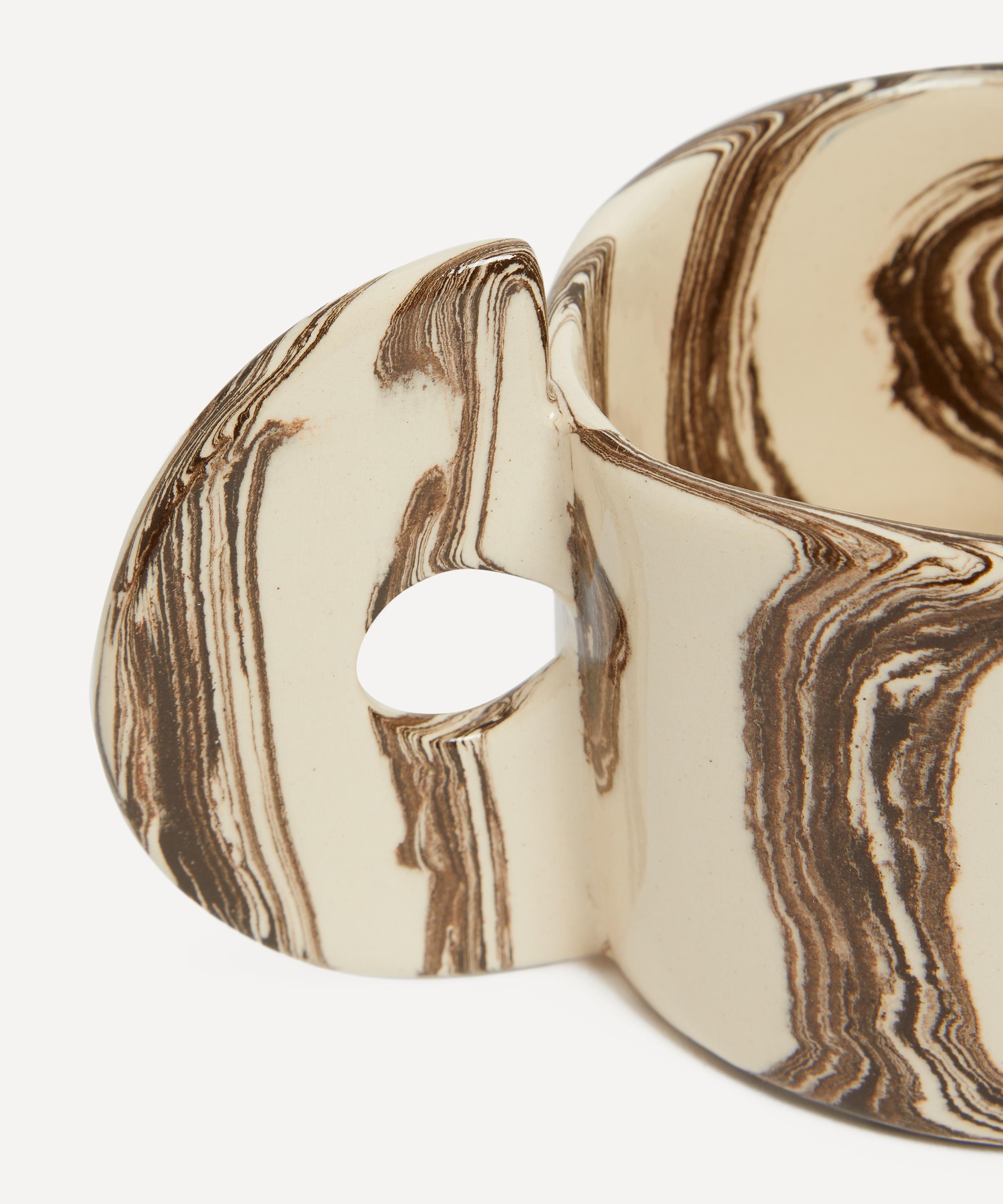 Henry Holland Studio - Brown and White Swirl Mug image number 2