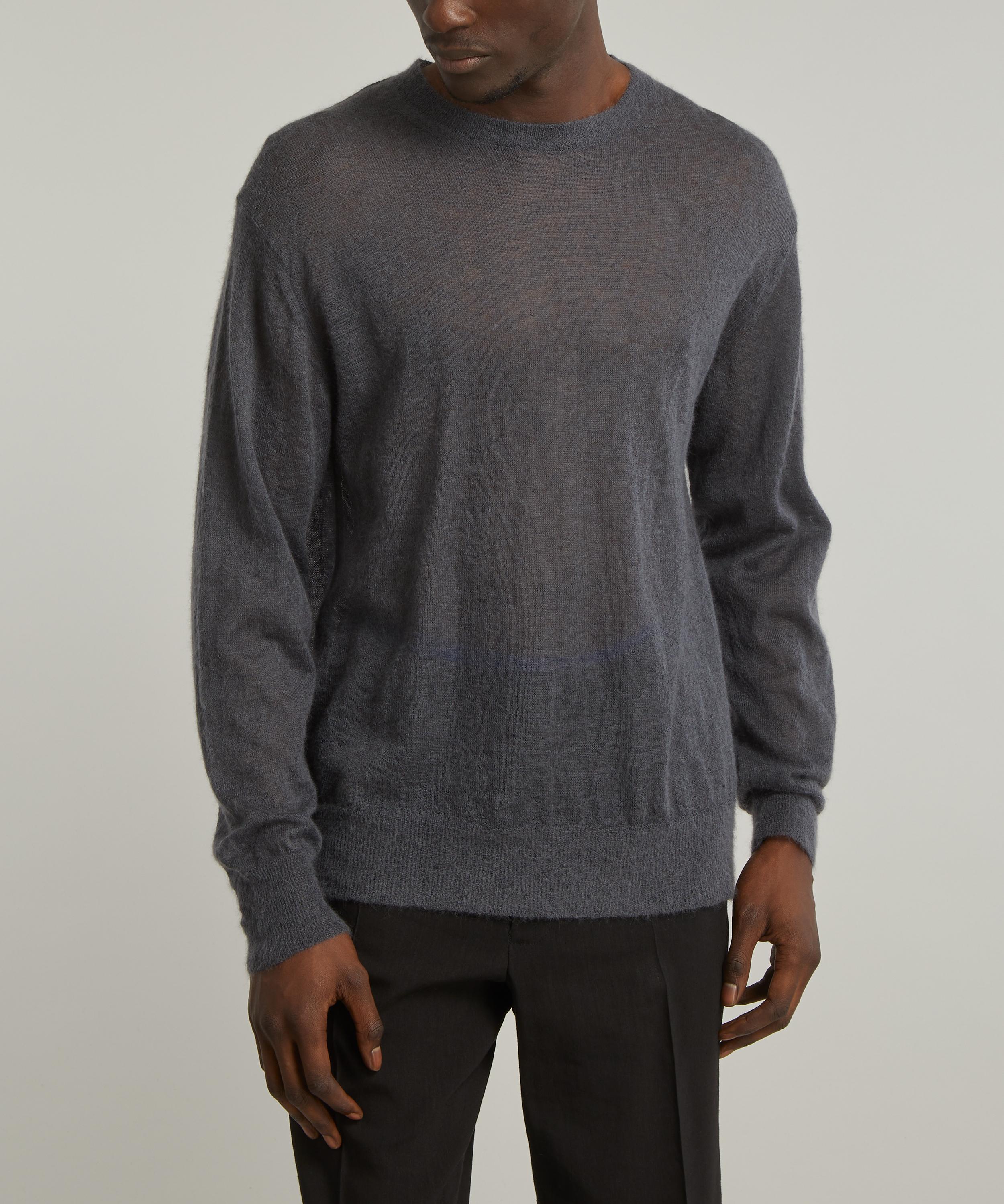 新品未使用 タグ付きAURALEE KID MOHAIR SHEER KNIT AURALEE | Kid Mohair Sheer Knit Turtleneck - Top Charcoal