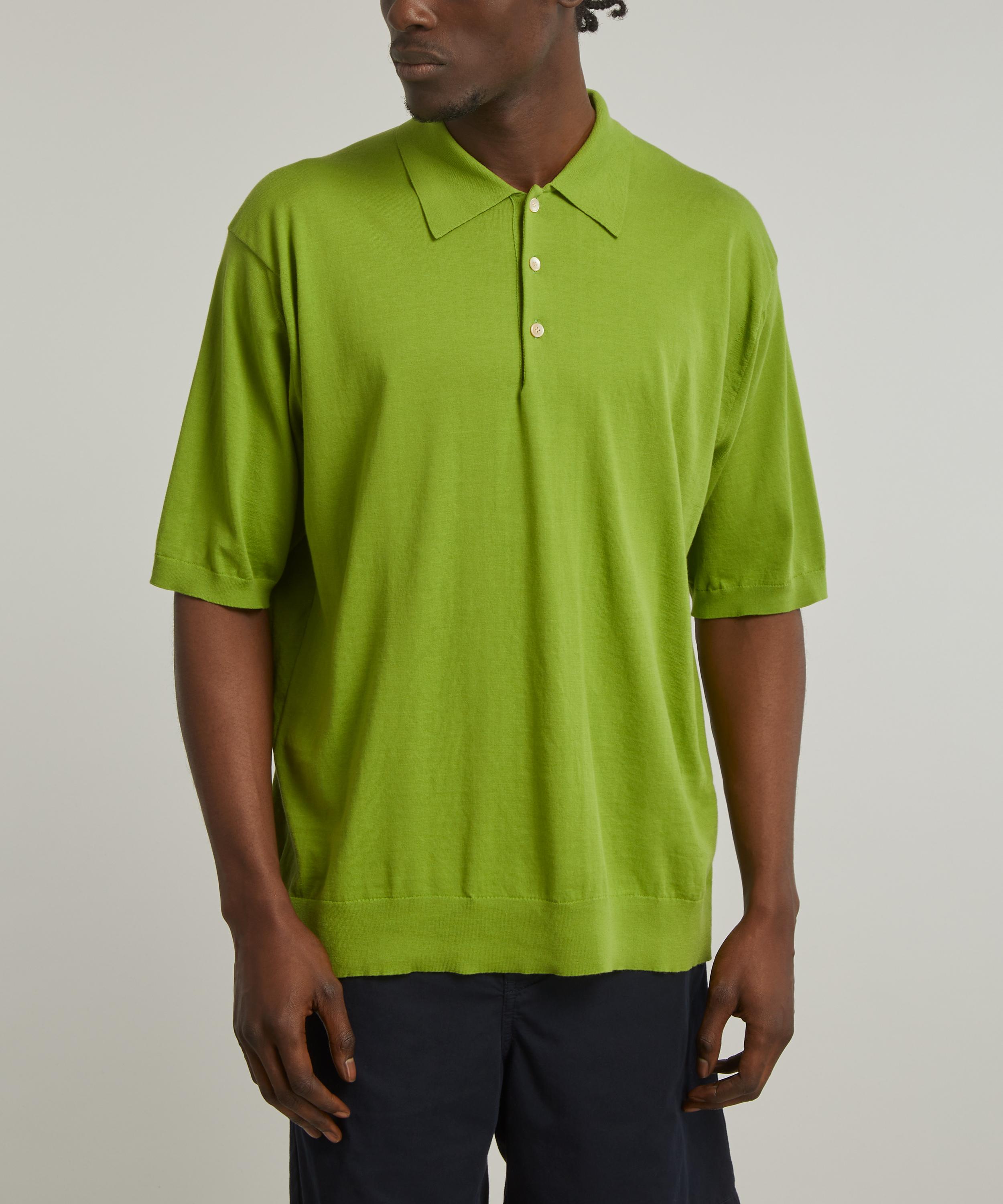 Auralee - Super High Gauge Cotton Knit Polo image number 2