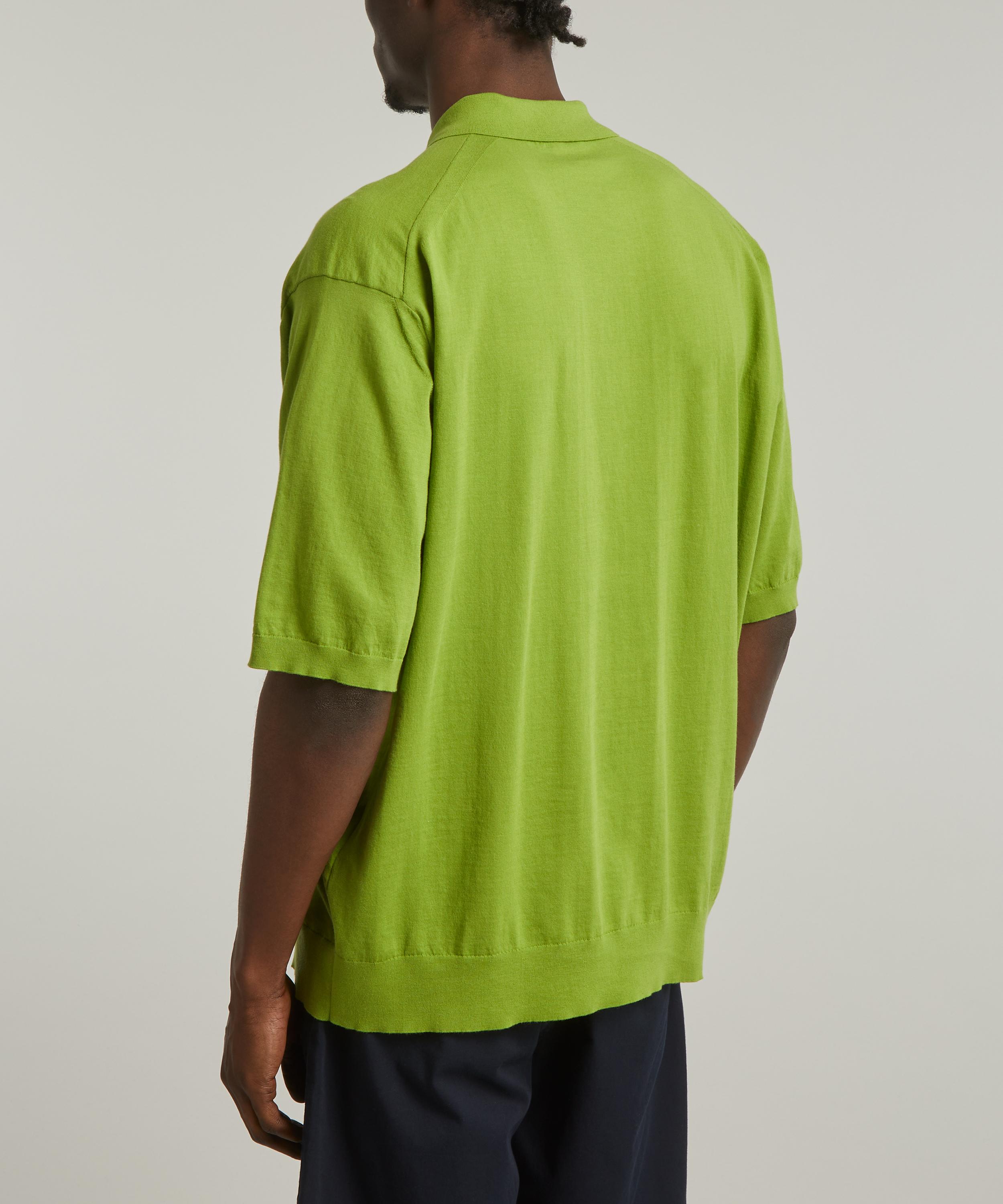 Auralee - Super High Gauge Cotton Knit Polo image number 3