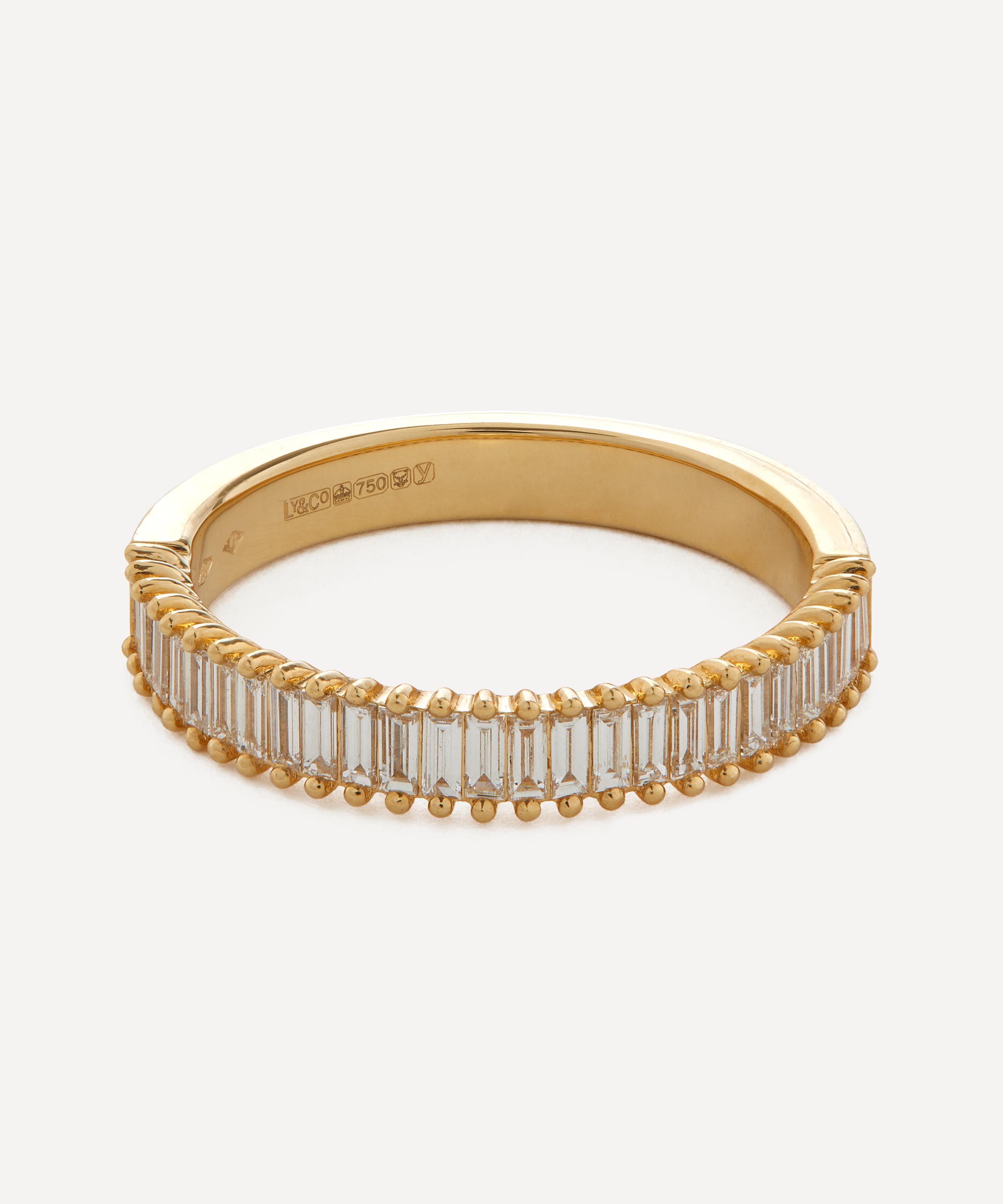 Artemer - 18ct Gold Meridian Half Eternity Ring image number 0