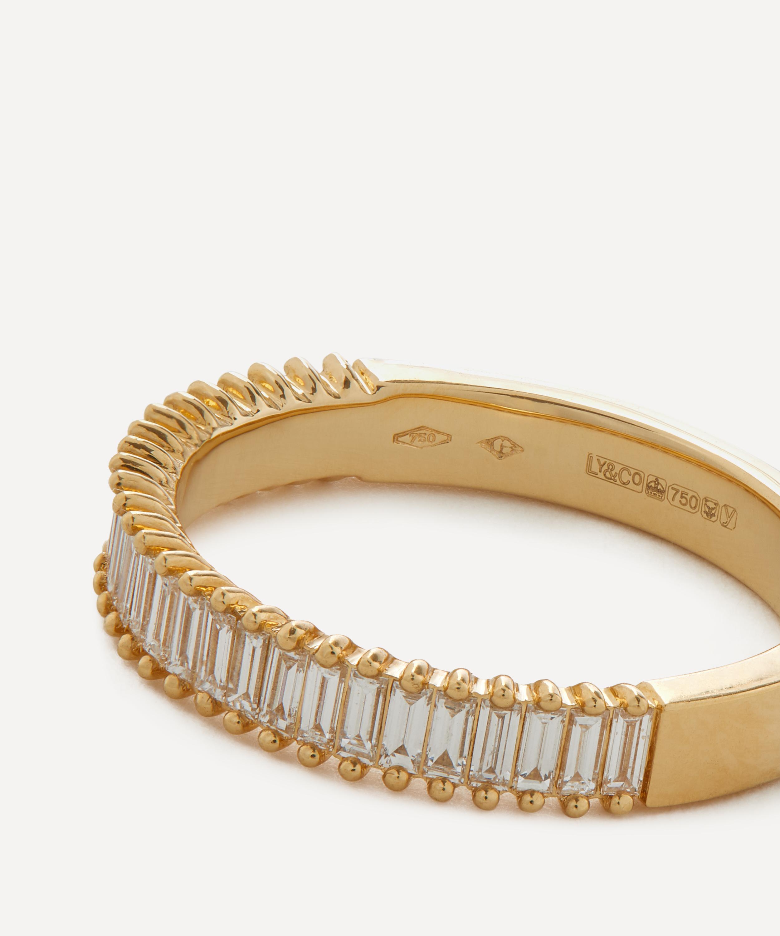 Artemer - 18ct Gold Meridian Half Eternity Ring image number 1