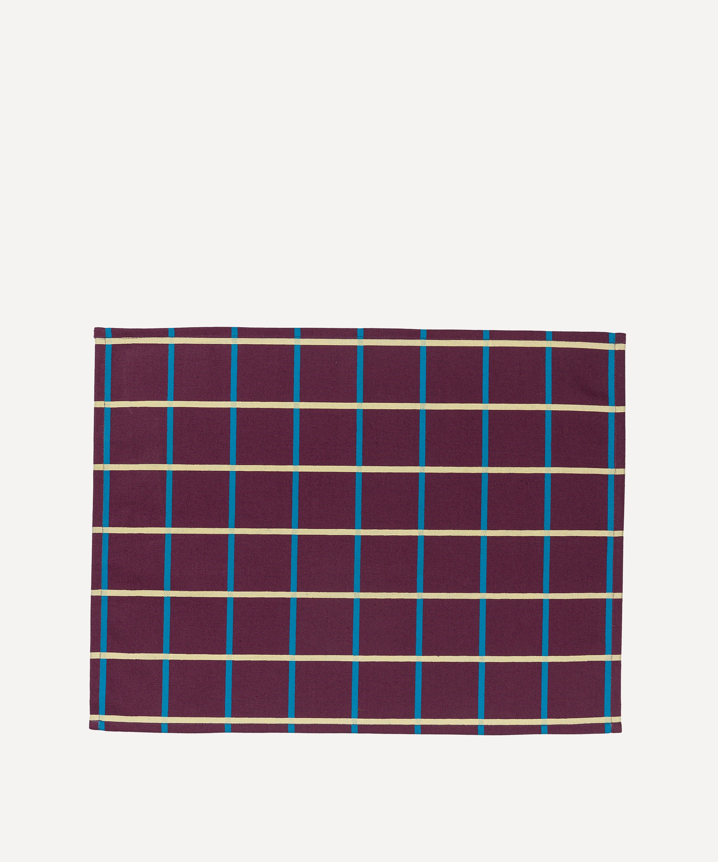 Tiipoi - Yantra Placemat Burgundy and Blue Set of Two