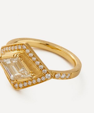 Brooke Gregson - 18ct Gold Galaxy Kite Diamond Ring image number 1