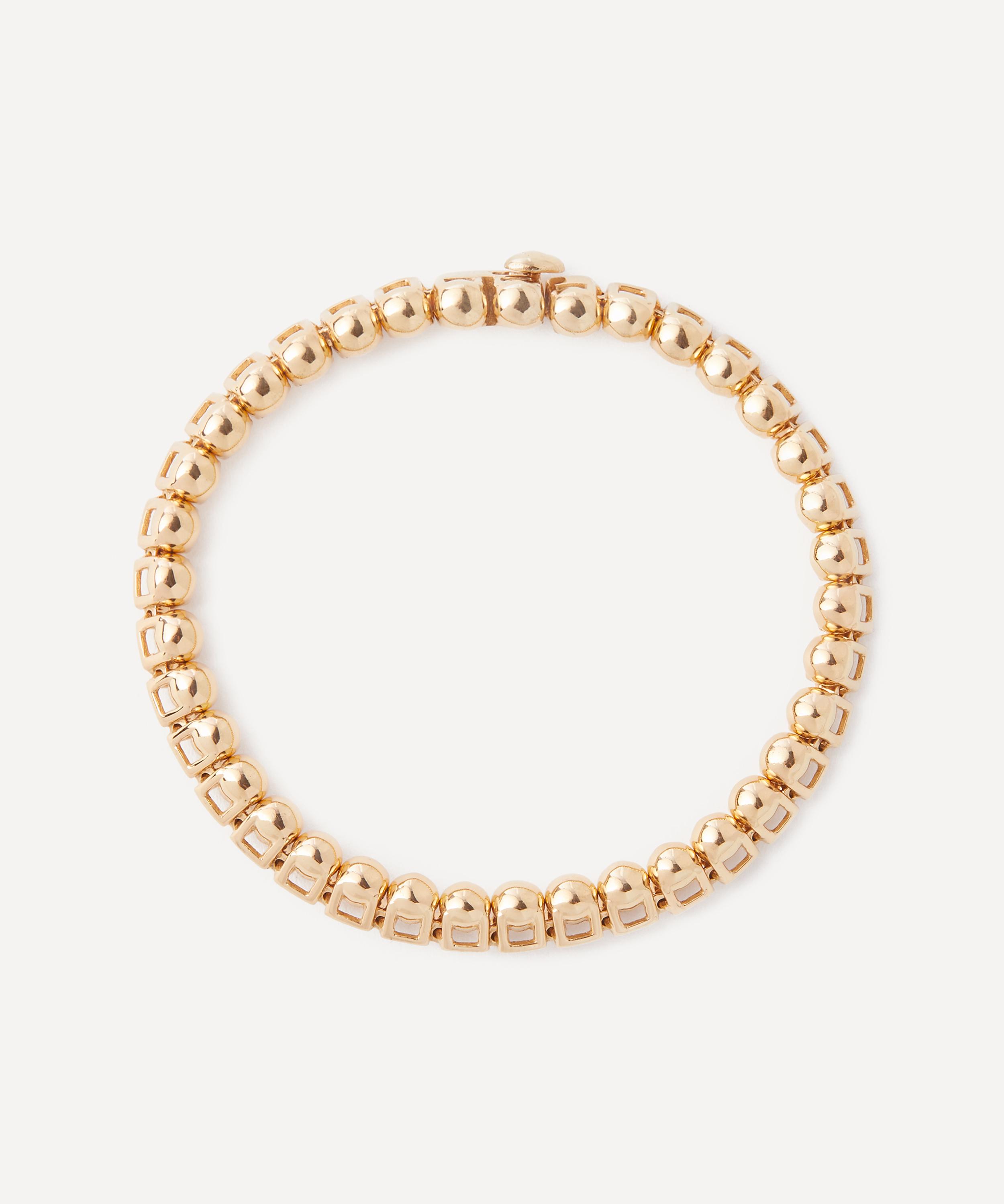 Annika Inez - 14ct Gold-Plated Tennis Bracelet