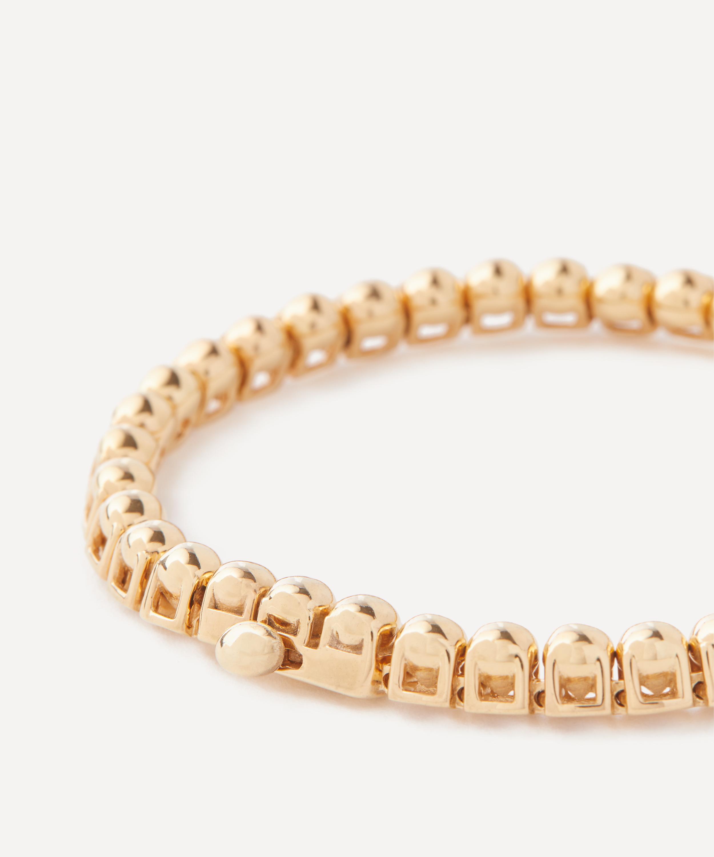 Annika Inez - 14ct Gold-Plated Tennis Bracelet image number 1