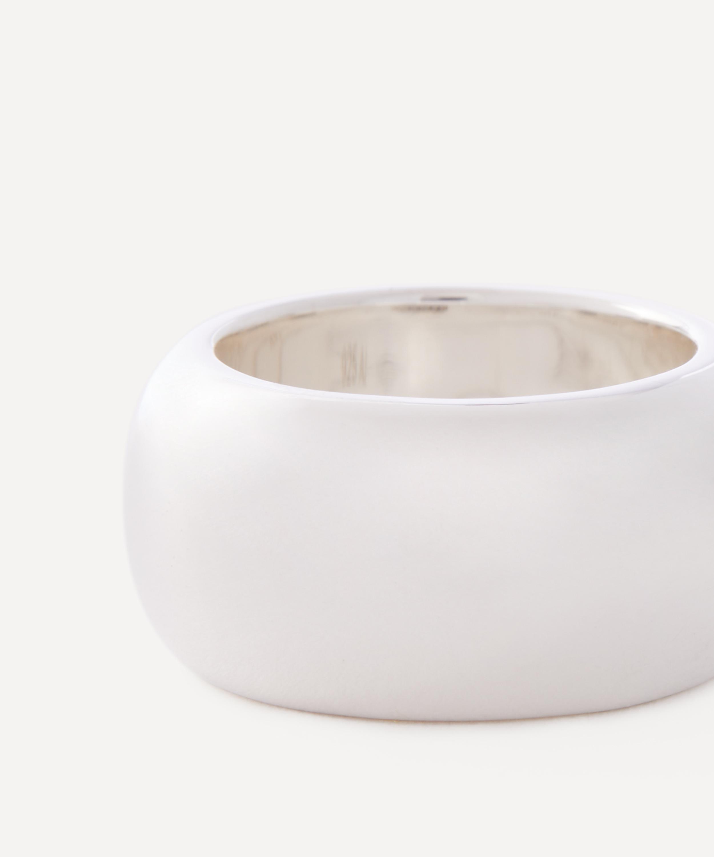 Annika Inez - Sterling Silver Cigar Band Ring image number 2