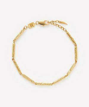Missoma - 18ct Gold-Plated Wavy Ridge Chain Bracelet image number 0