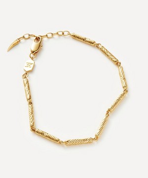 Missoma - 18ct Gold-Plated Wavy Ridge Chain Bracelet image number 2