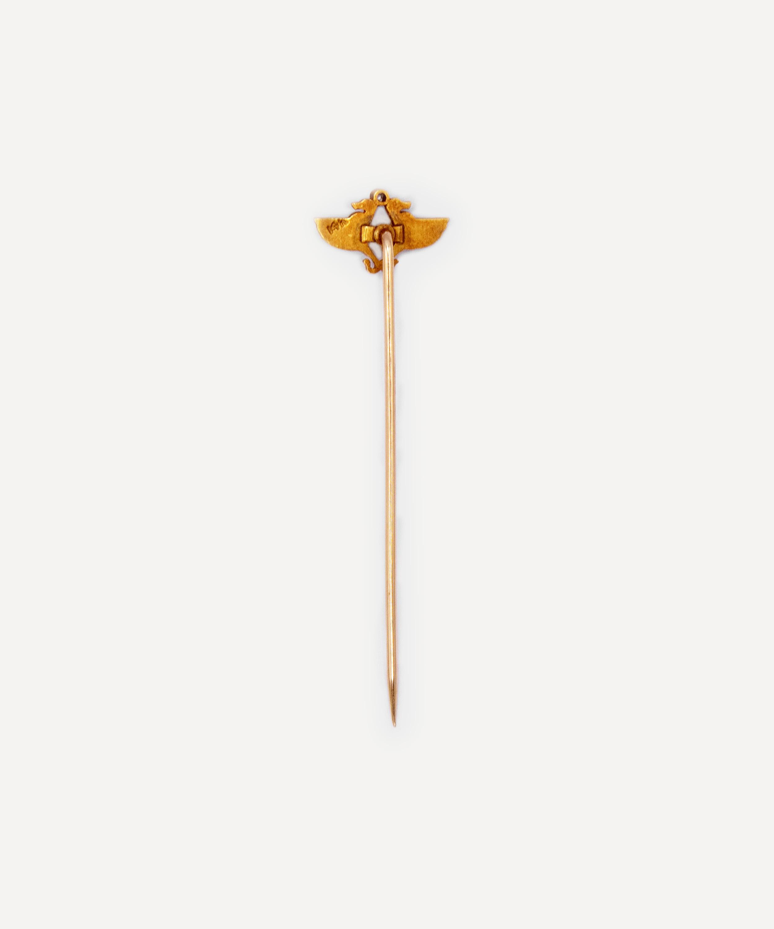 Kojis - 14ct Gold Art Deco Seahorse Pin image number 2