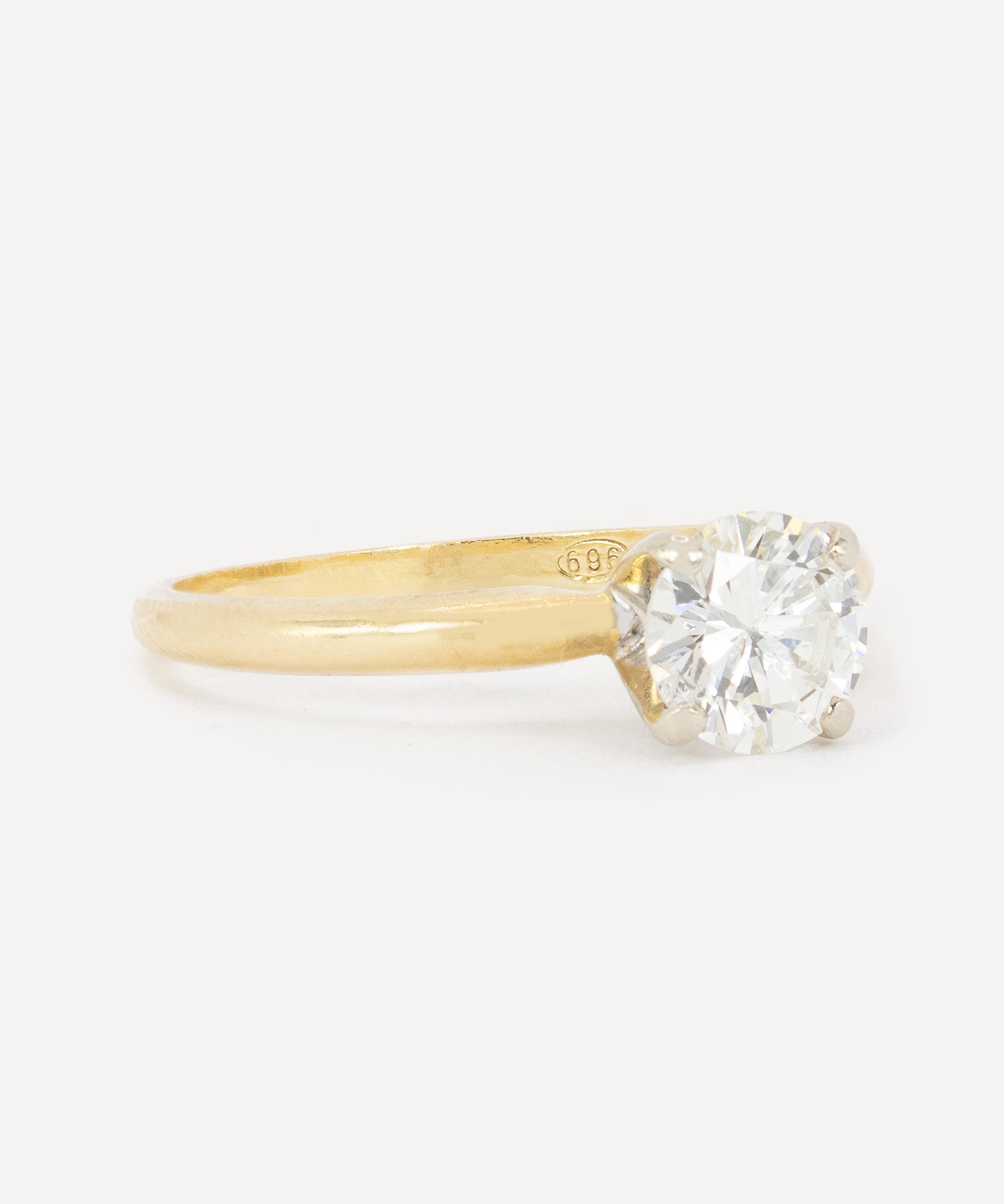 Kojis - 14ct Gold Vintage Engagement and Wedding Ring Set image number 2